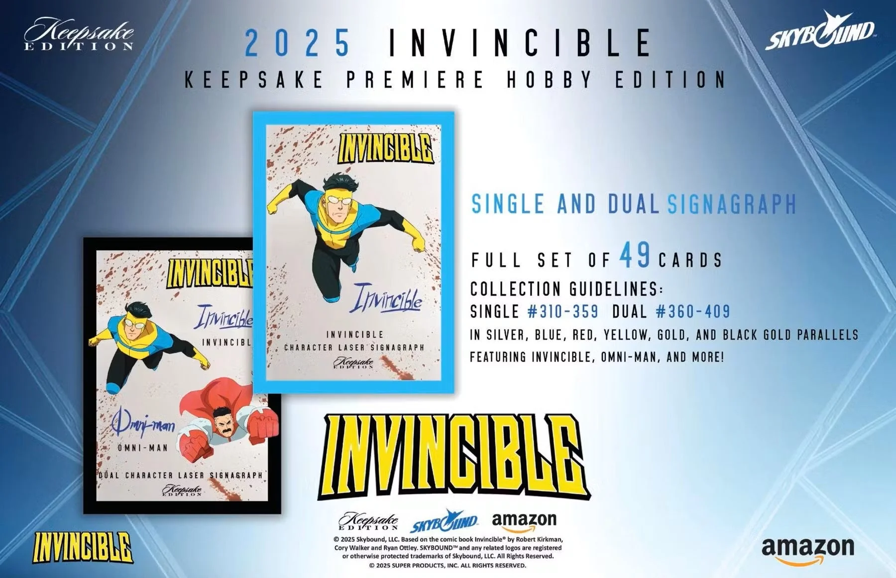 Keepsake Invincible Premiere Edition Hobby Box (Keepsake Trading Cards 2025) | Columbia Sports Cards - Image 14