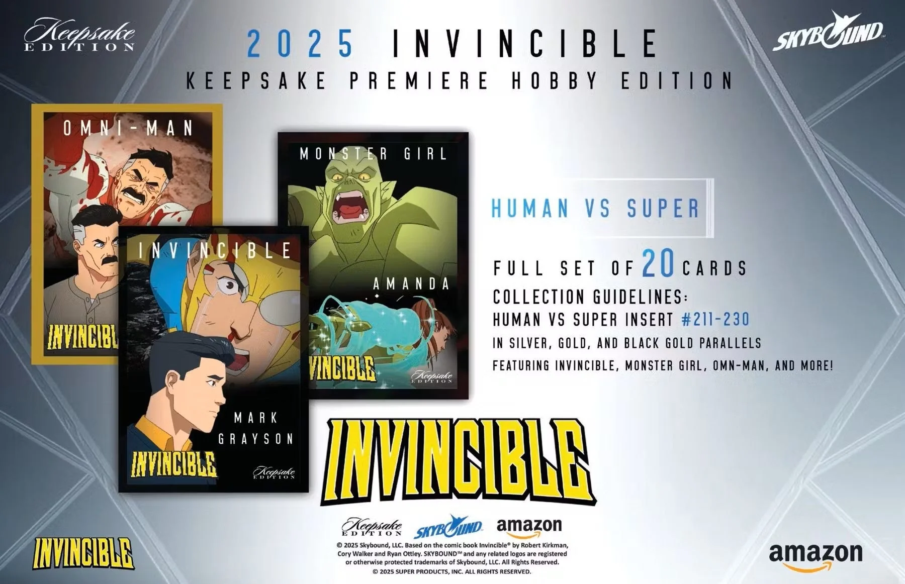 Keepsake Invincible Premiere Edition Hobby Box (Keepsake Trading Cards 2025) | Columbia Sports Cards - Image 20