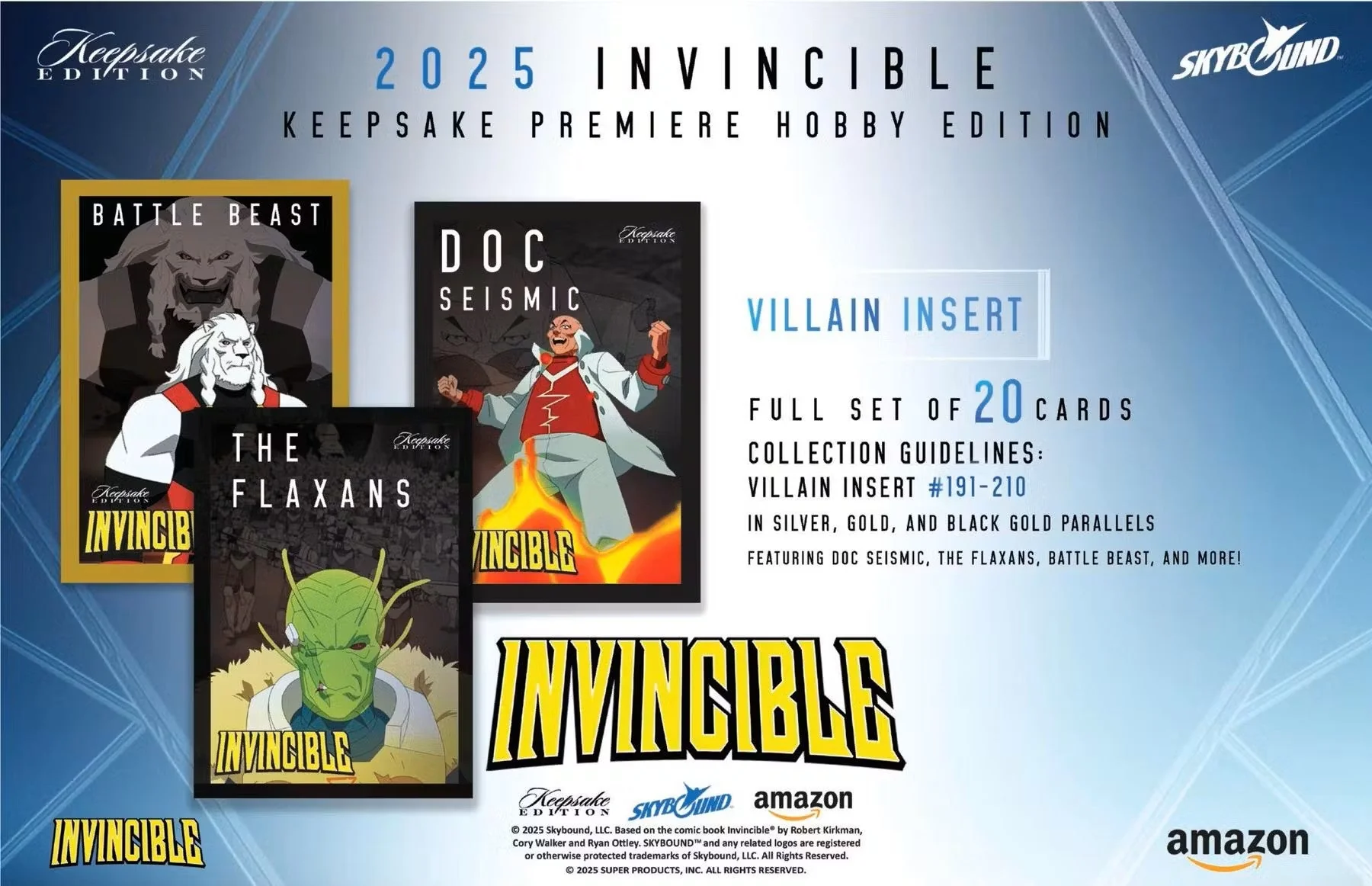Keepsake Invincible Premiere Edition Hobby Box (Keepsake Trading Cards 2025) | Columbia Sports Cards - Image 24