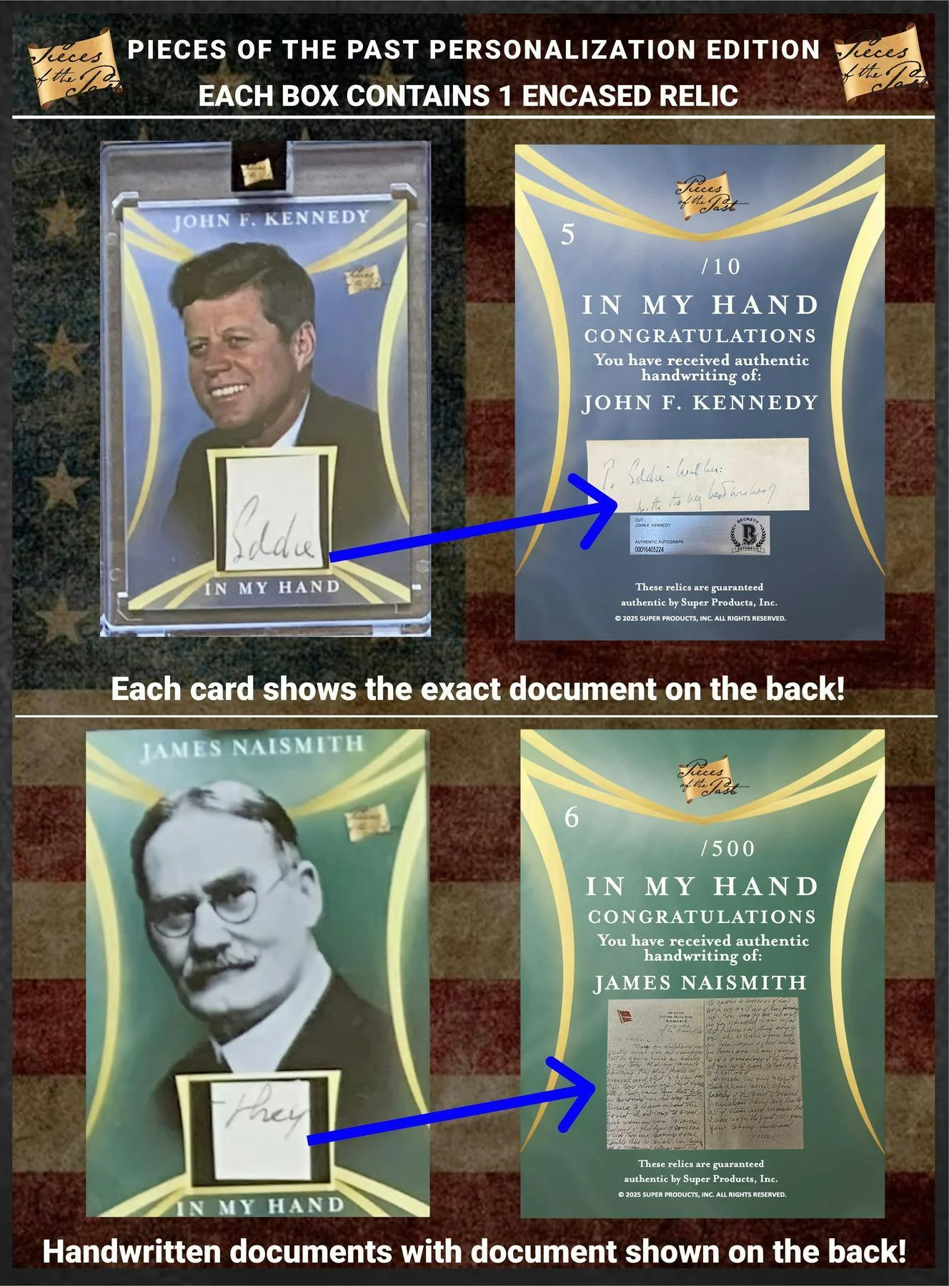 2025 Keepsake Pieces of the Past Personalization Edition Hobby Box | Columbia Sports Cards - Image 3