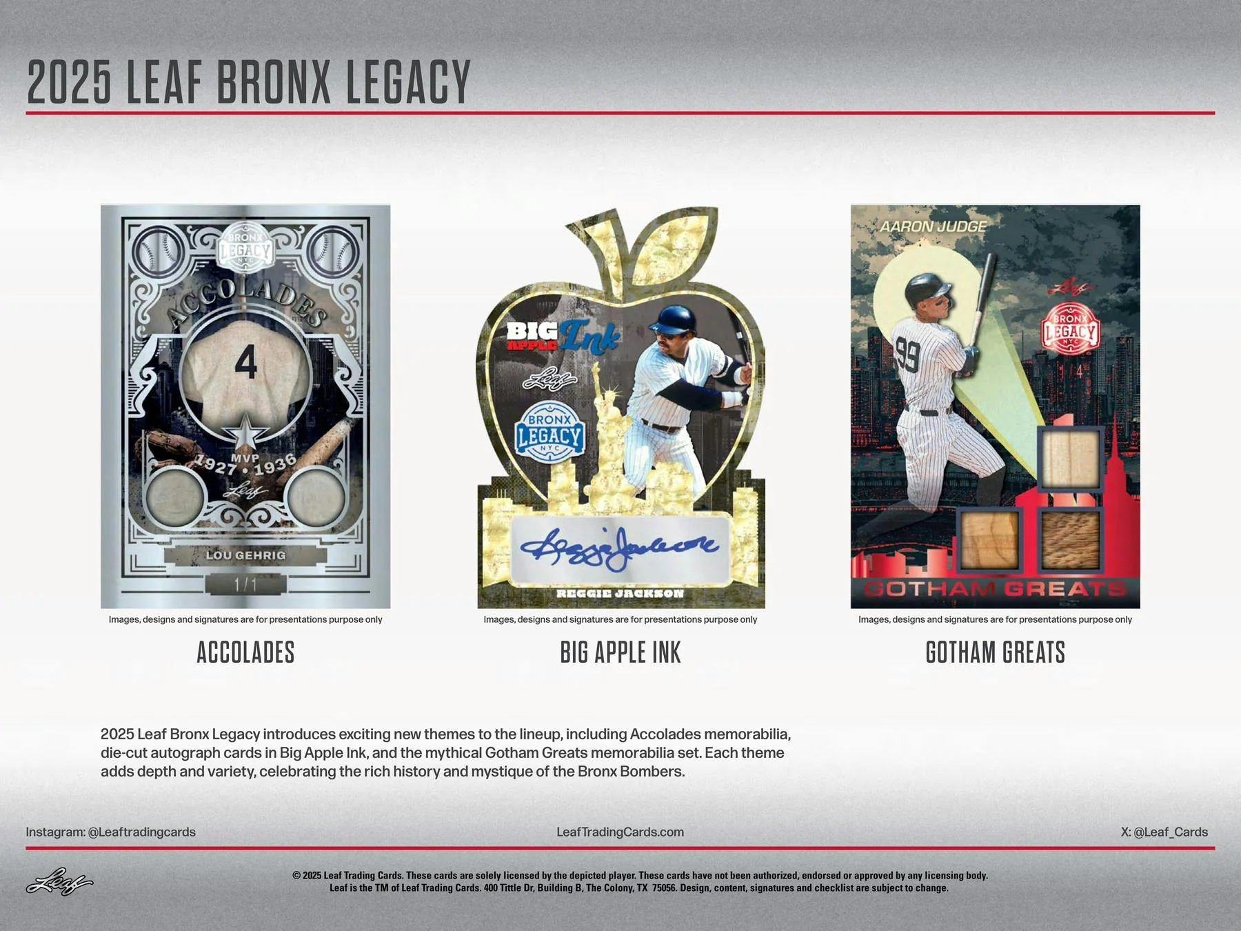 2025 Leaf Bronx Legacy Baseball Hobby Box | Columbia Sports Cards - Image 7