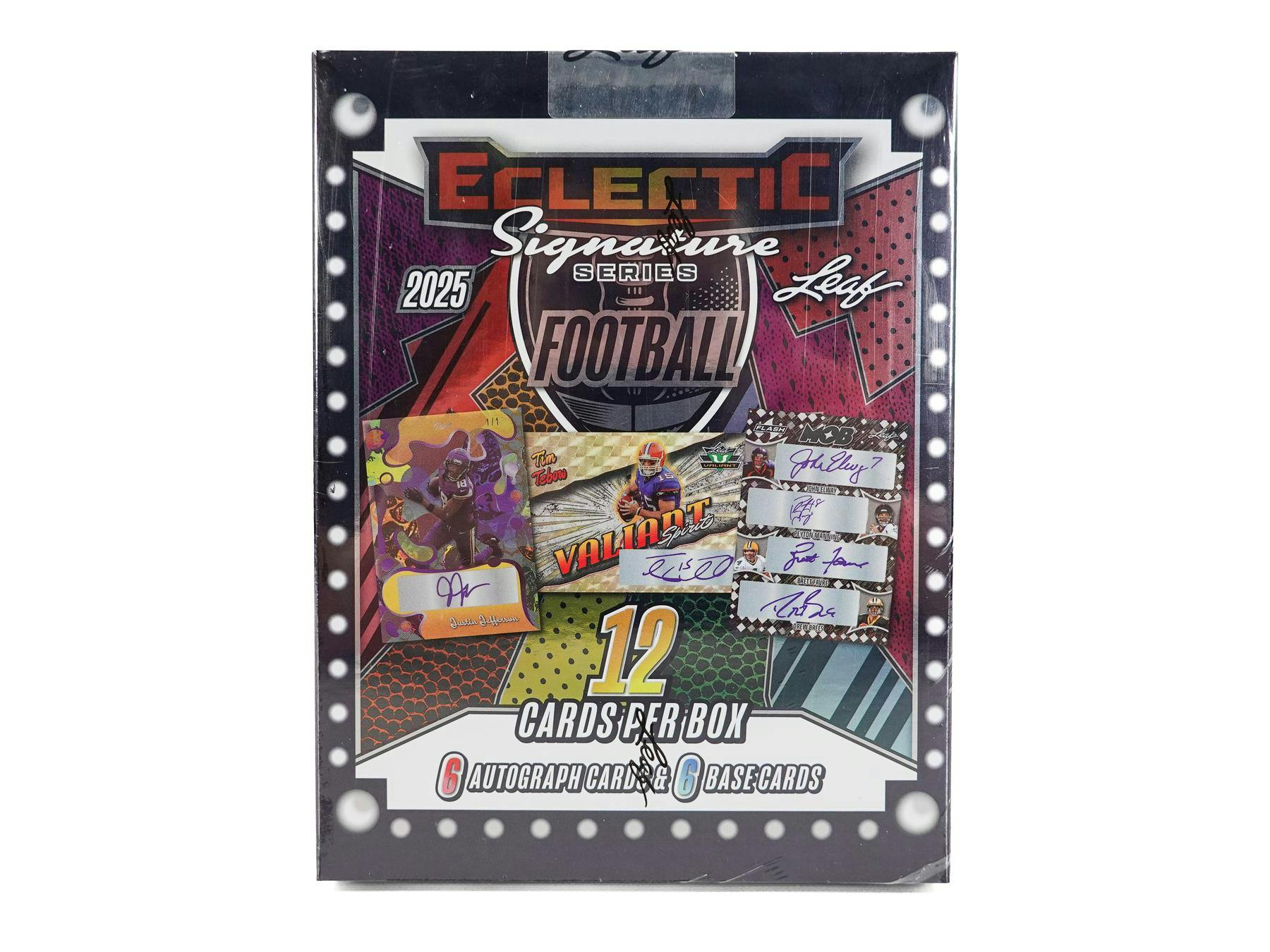 2025 Leaf Eclectic Signature Series Football Hobby Box | Columbia Sports Cards