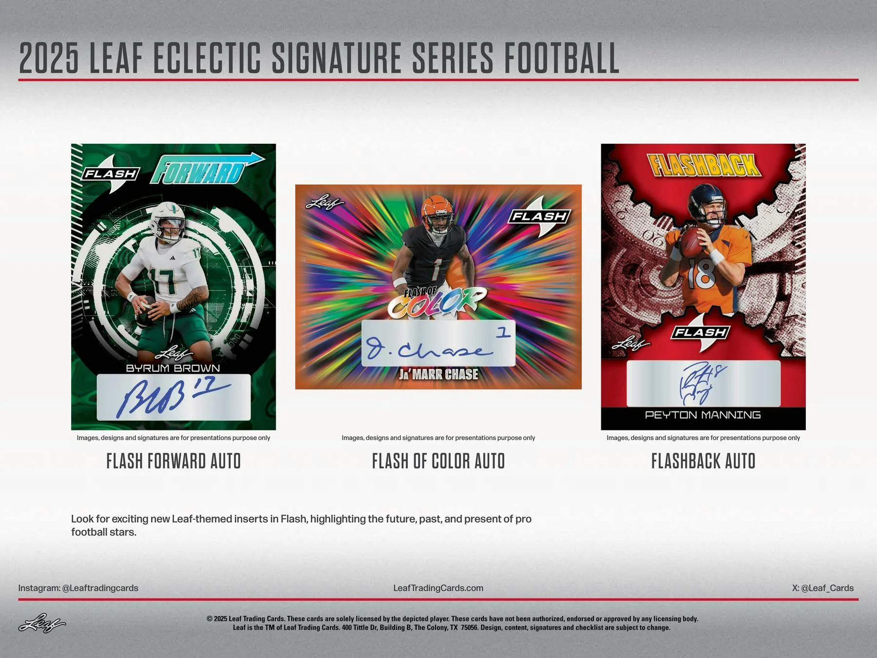 2025 Leaf Eclectic Signature Series Football Hobby Box | Columbia Sports Cards - Image 4