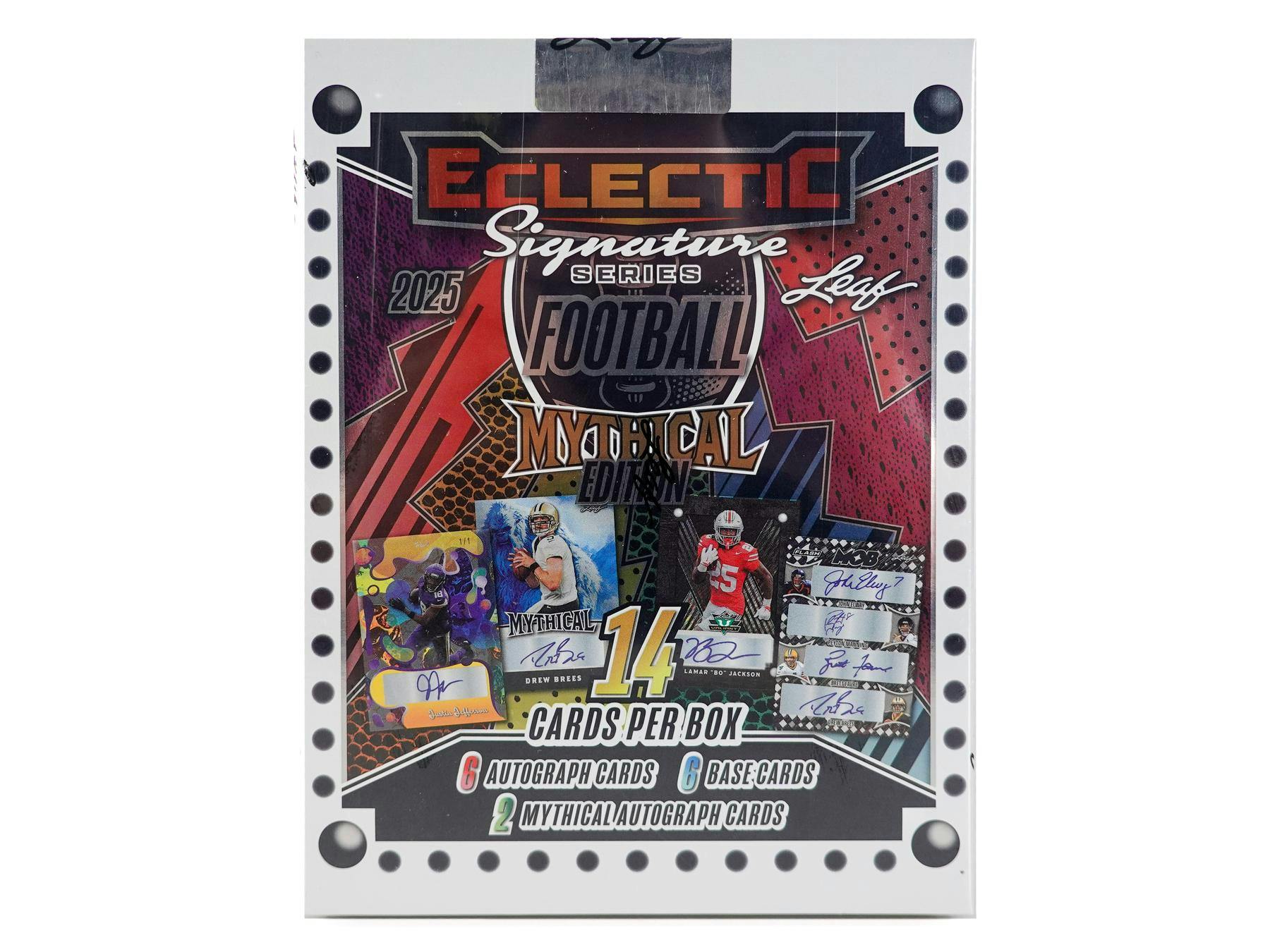 2025 Leaf Eclectic Signature Series Football Mythical Hobby Box | Columbia Sports Cards