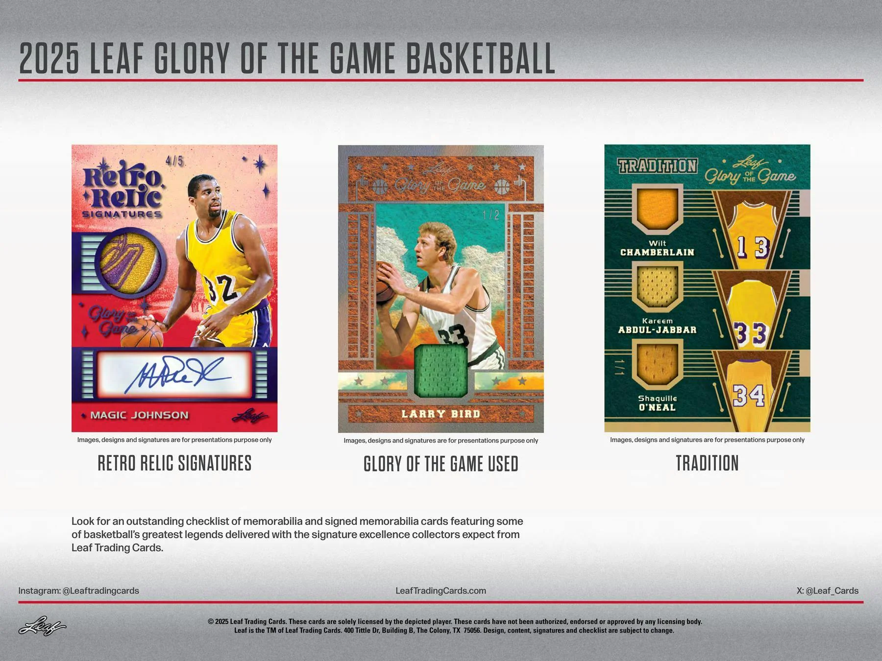 2025 Leaf Glory of the Game Basketball Hobby Box | Columbia Sports Cards - Image 5