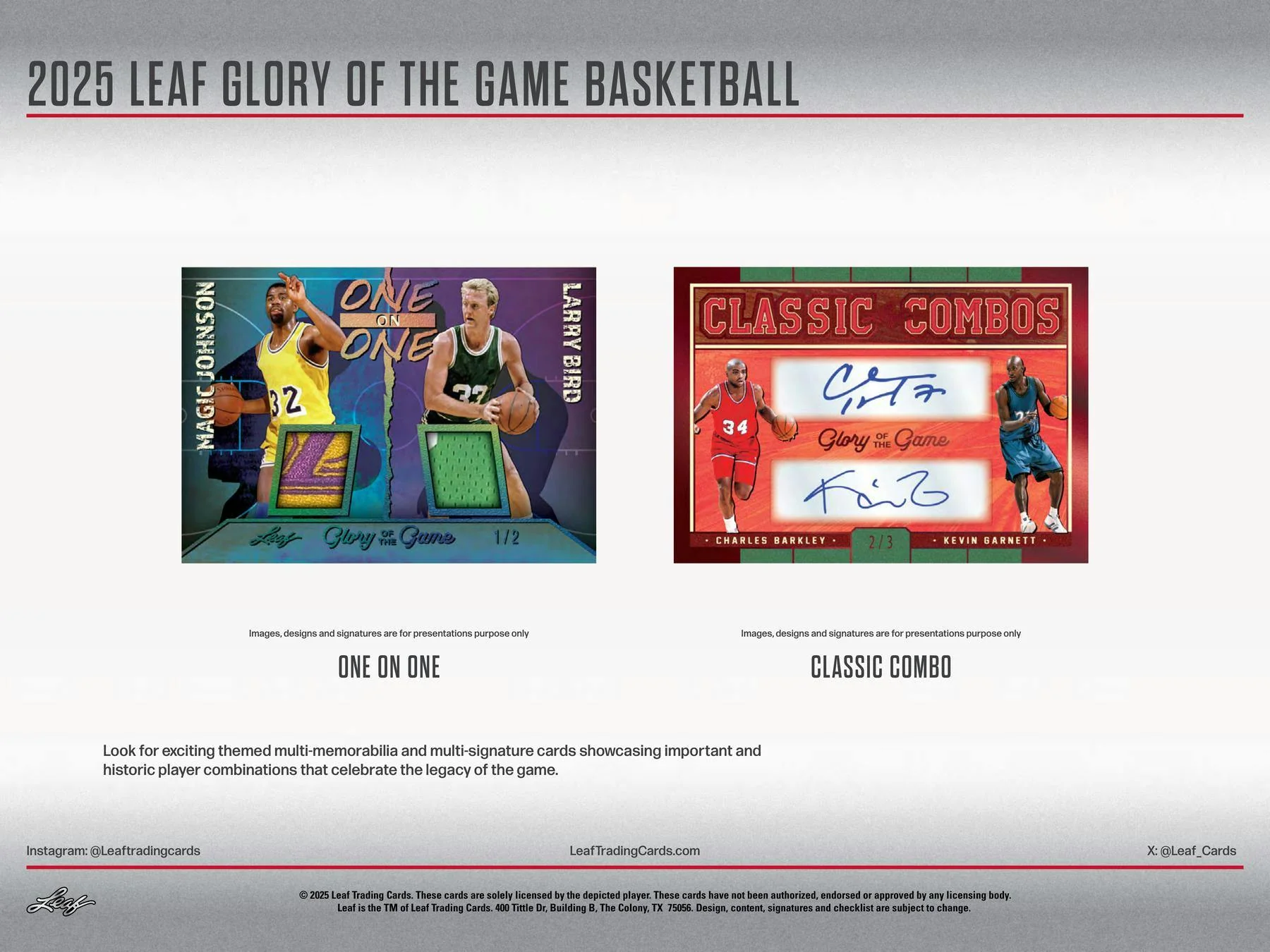 2025 Leaf Glory of the Game Basketball Hobby Box | Columbia Sports Cards - Image 6