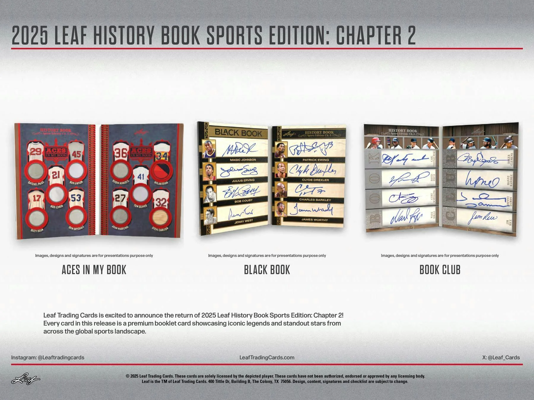 2025 Leaf History Book Sports Edition: Chapter 2 Hobby Box | Columbia Sports Cards - Image 3
