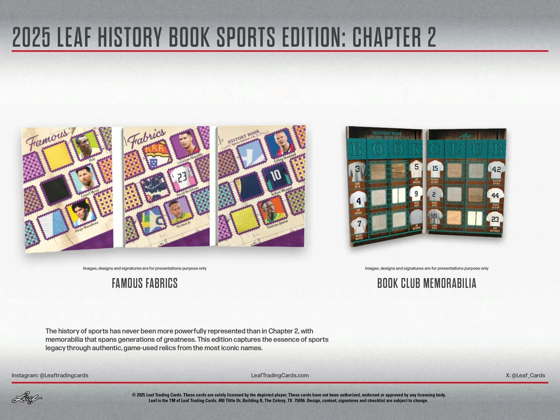 2025 Leaf History Book Sports Edition: Chapter 2 Hobby Box | Columbia Sports Cards - Image 4