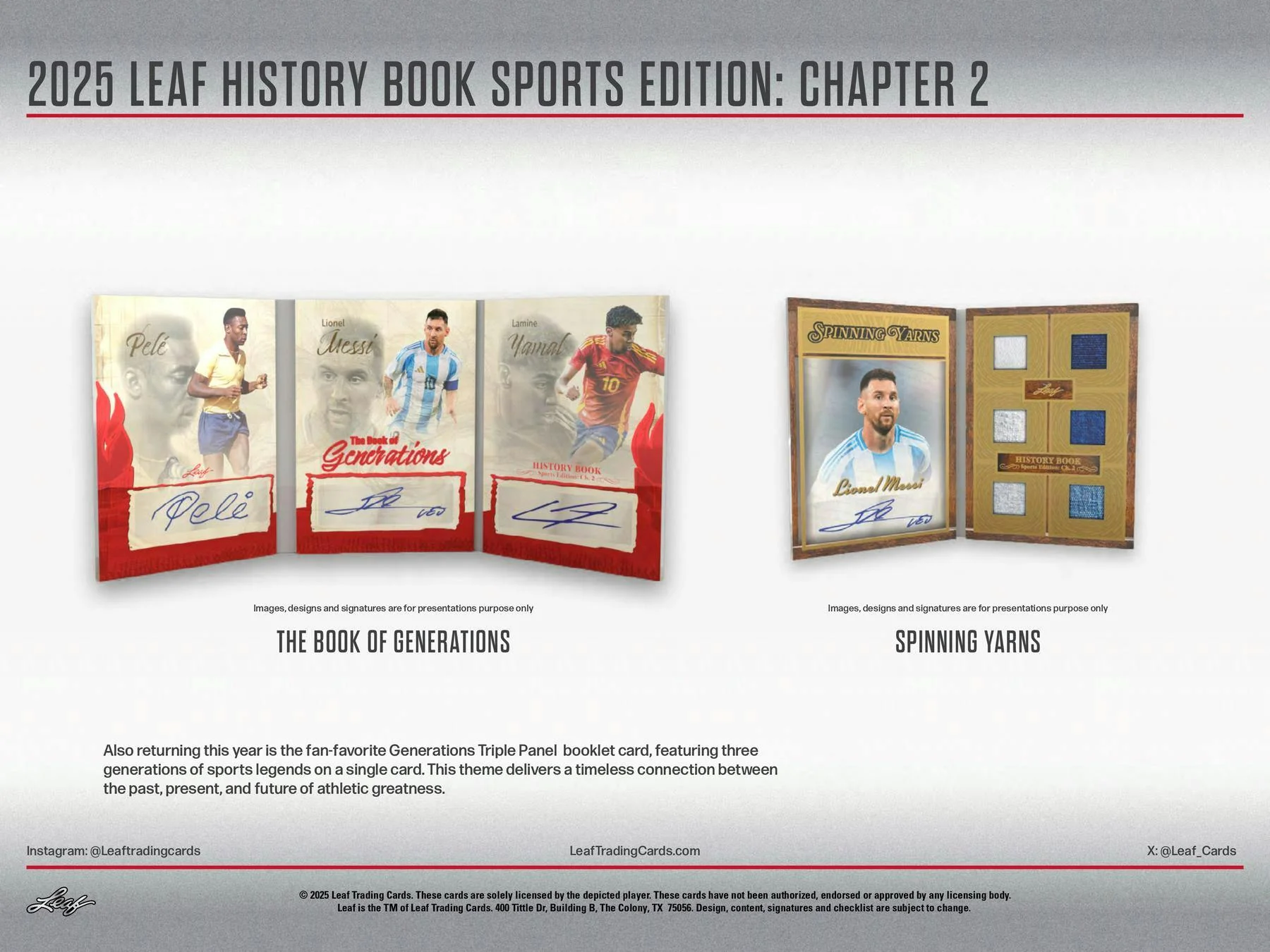 2025 Leaf History Book Sports Edition: Chapter 2 Hobby Box | Columbia Sports Cards - Image 6