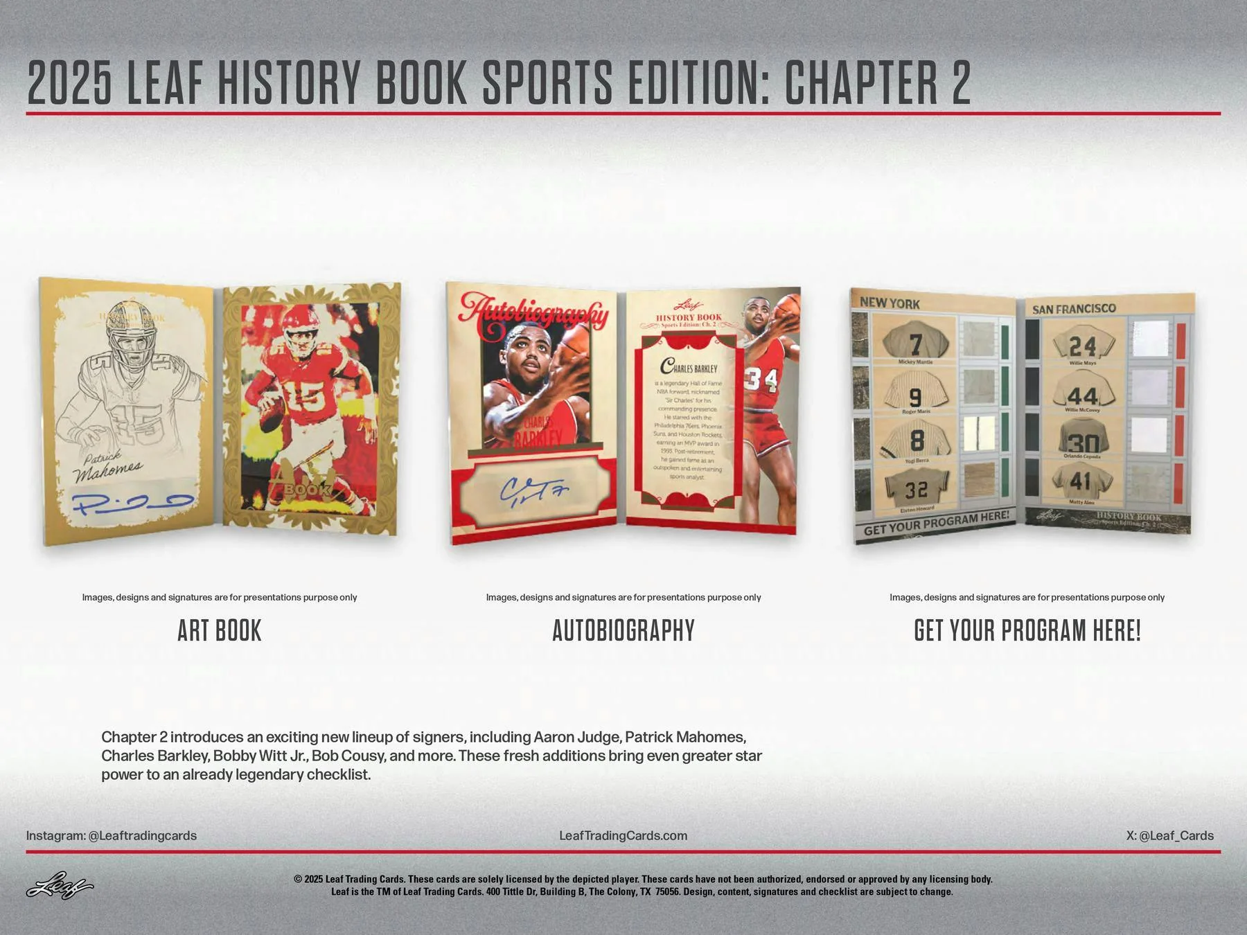 2025 Leaf History Book Sports Edition: Chapter 2 Hobby Box | Columbia Sports Cards - Image 9