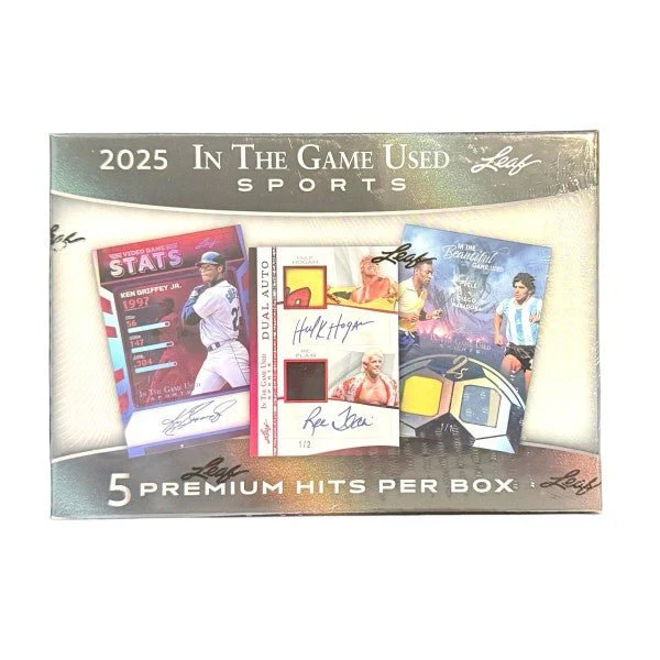 2025 Leaf In The Game Used Sports Hobby Box | Columbia Sports Cards