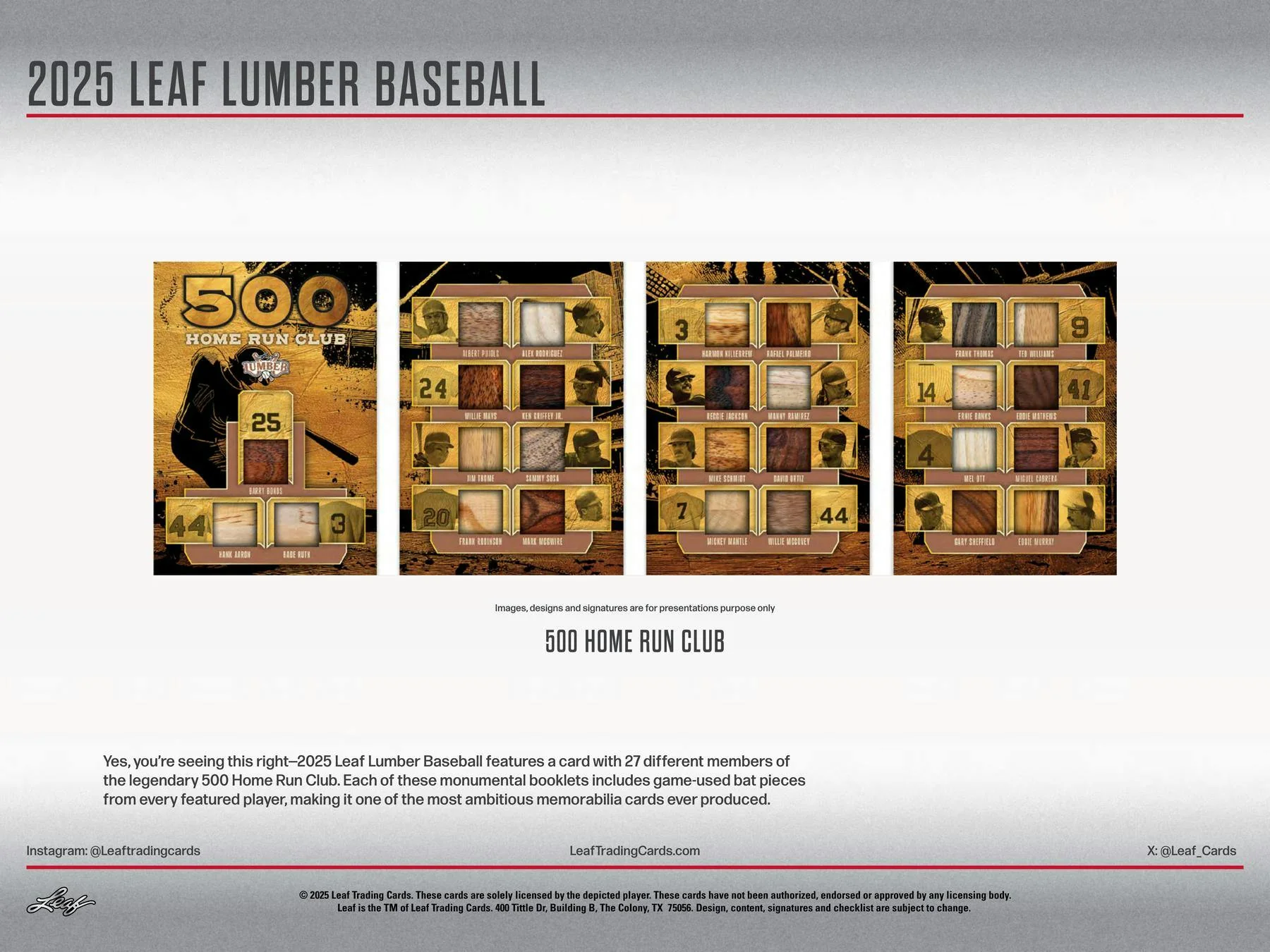 2025 Leaf Lumber Baseball Hobby Box | Columbia Sports Cards - Image 11