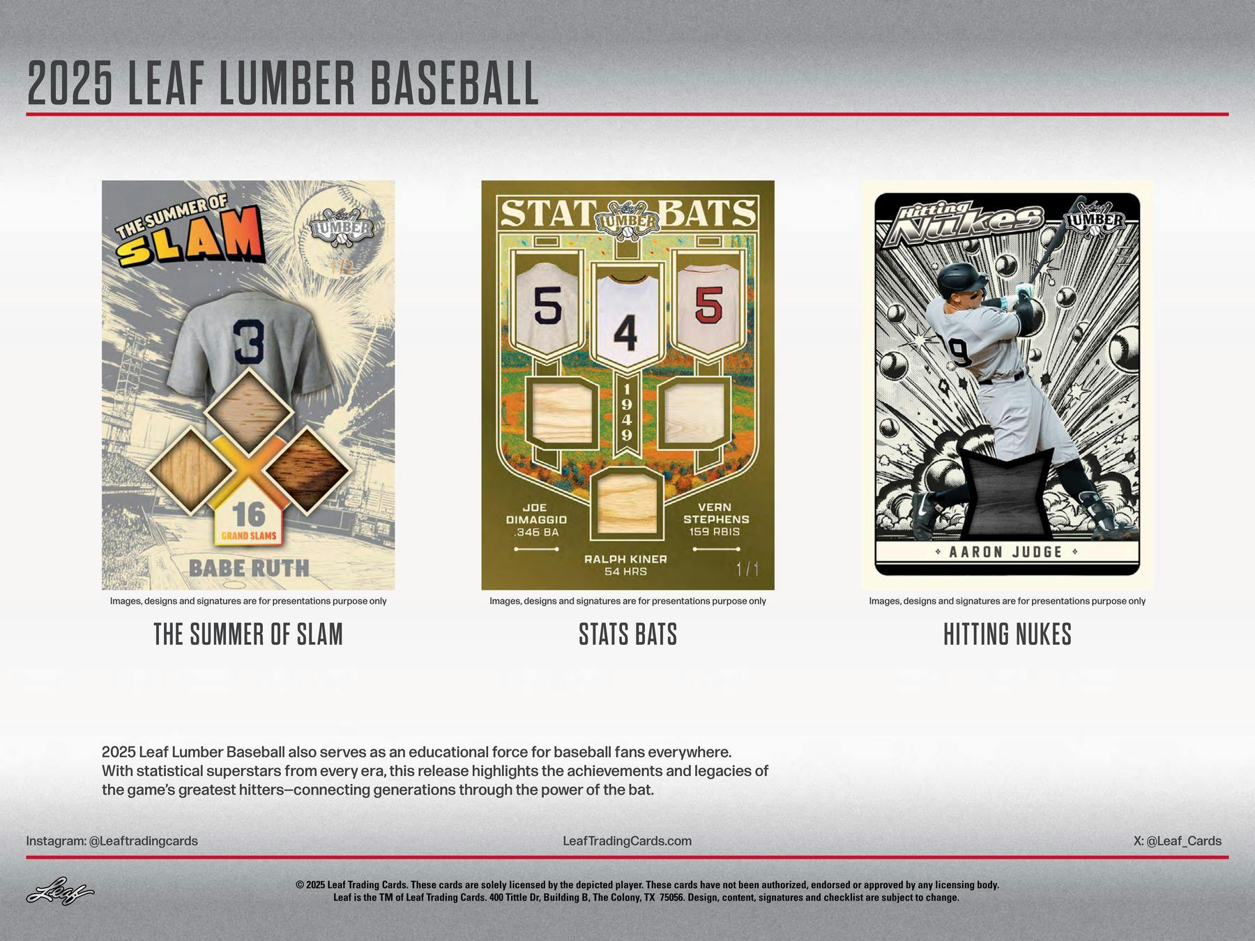 2025 Leaf Lumber Baseball Hobby Box | Columbia Sports Cards - Image 12