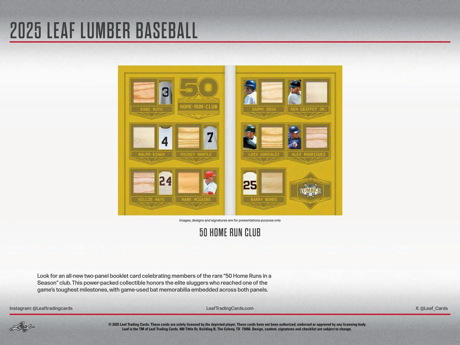 2025 Leaf Lumber Baseball Hobby Box | Columbia Sports Cards - Image 13