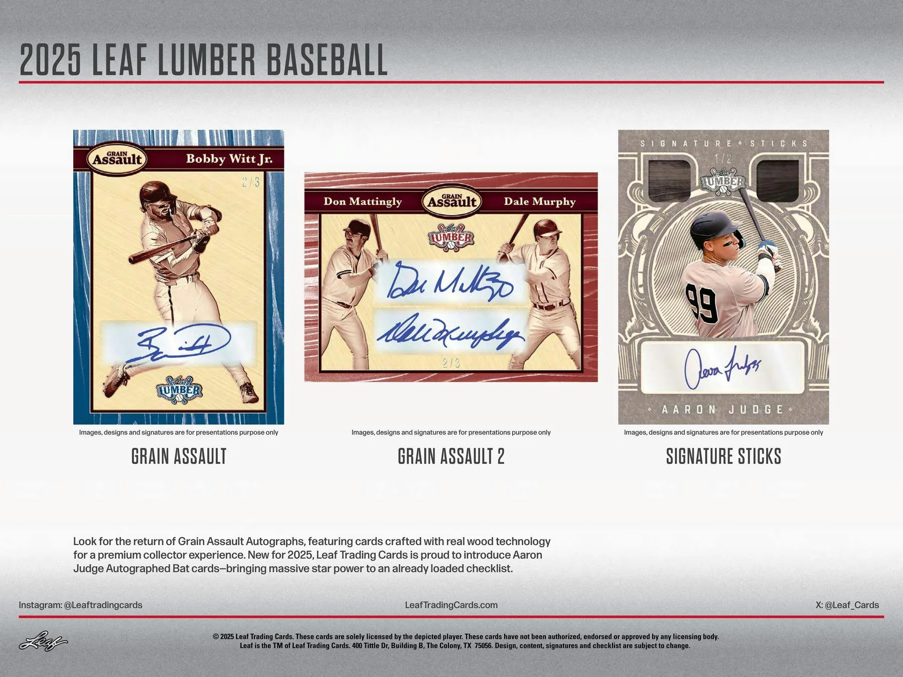 2025 Leaf Lumber Baseball Hobby Box | Columbia Sports Cards - Image 3