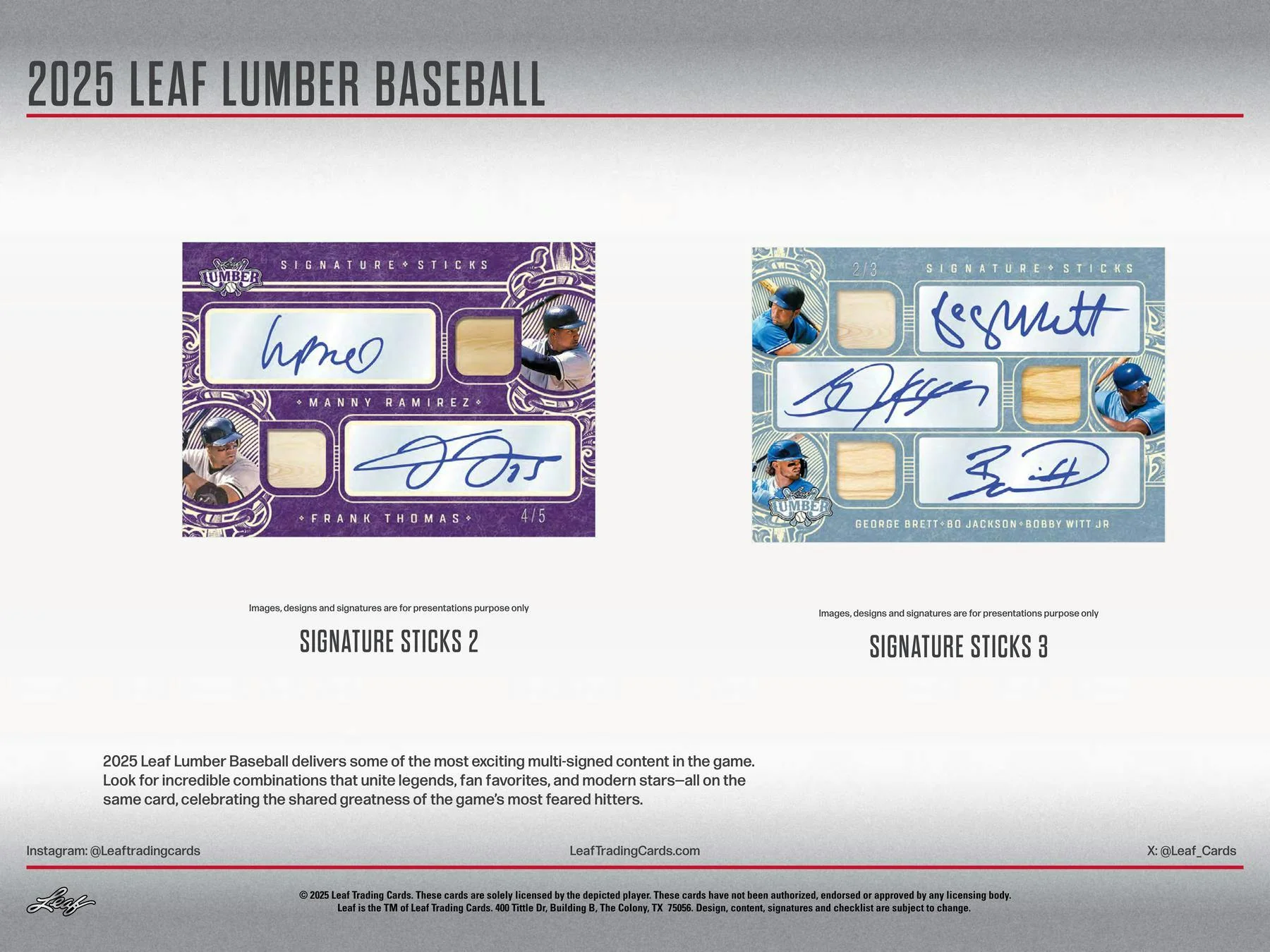 2025 Leaf Lumber Baseball Hobby Box | Columbia Sports Cards - Image 4