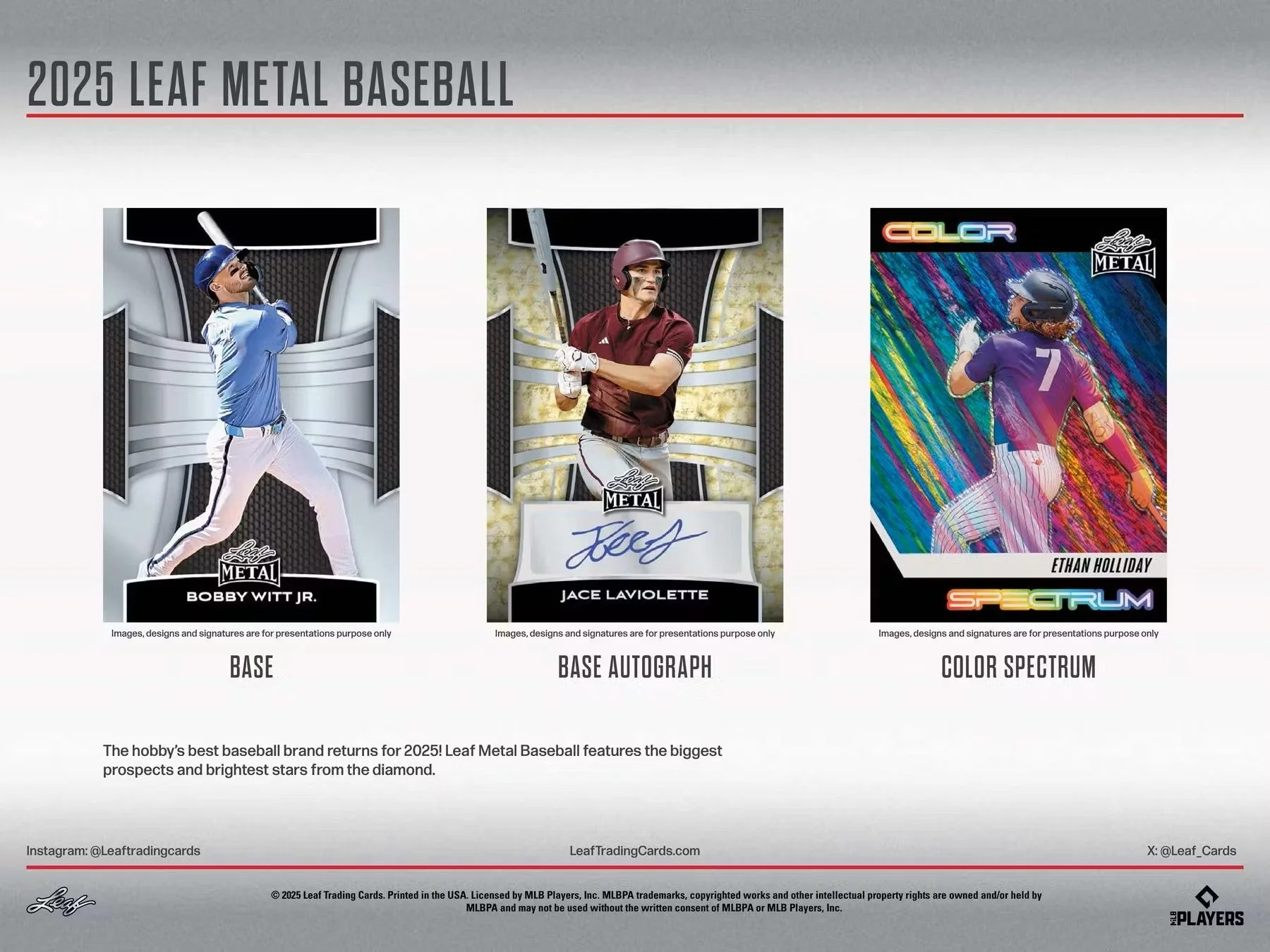 2025 Leaf Metal Baseball Jumbo Box | Columbia Sports Cards - Image 4