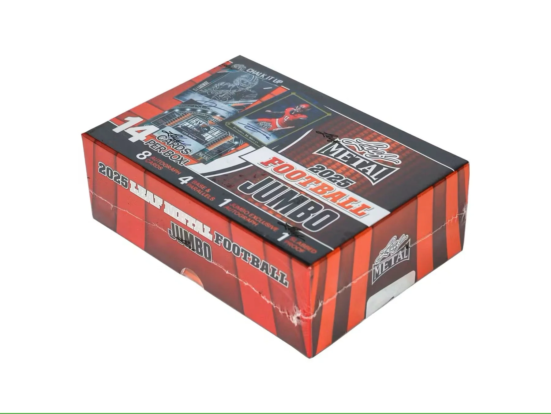 2025 Leaf Metal Football Hobby Jumbo Box - Image 2