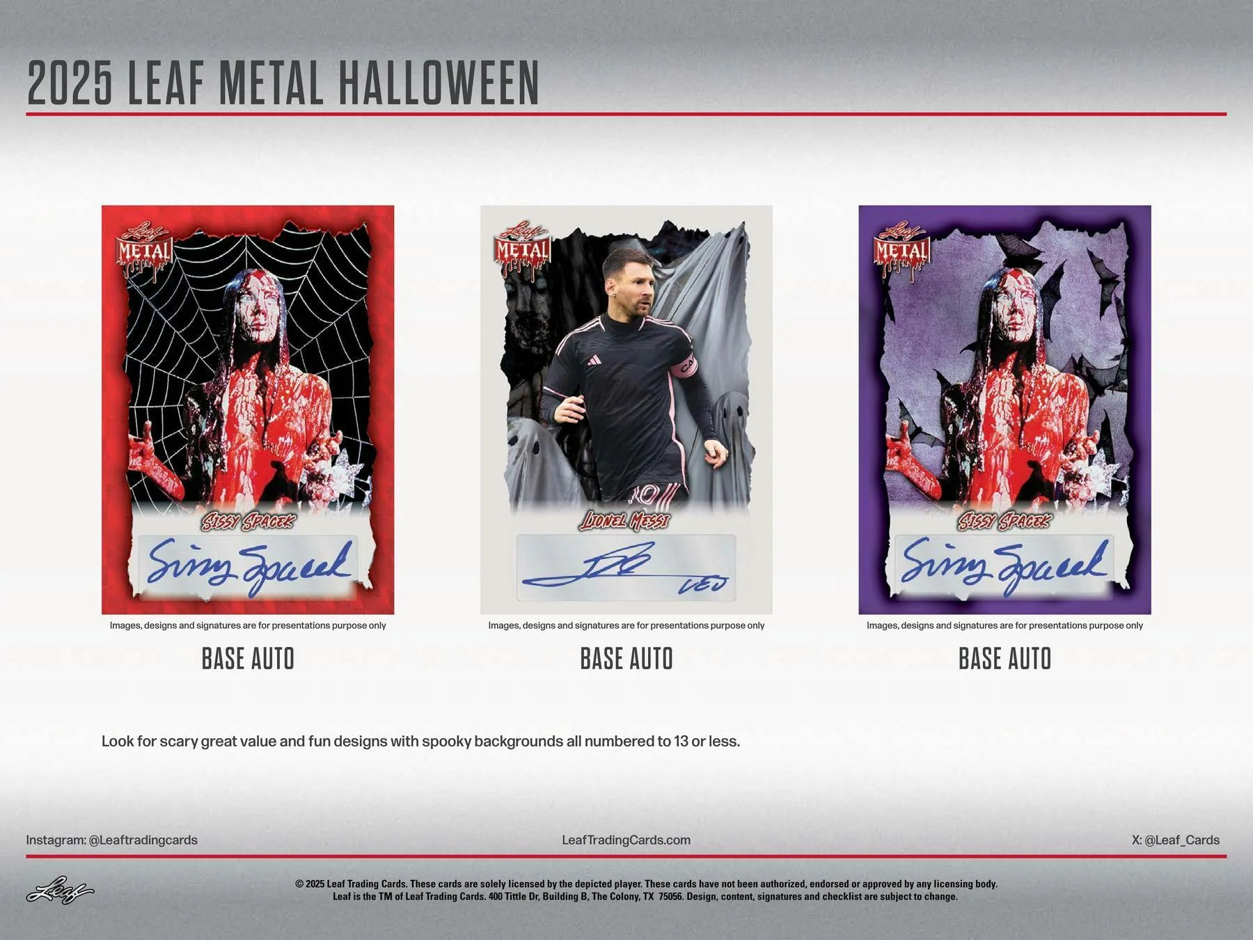 2025 Leaf Metal Halloween Hobby Box | Columbia Sports Cards - Image 2