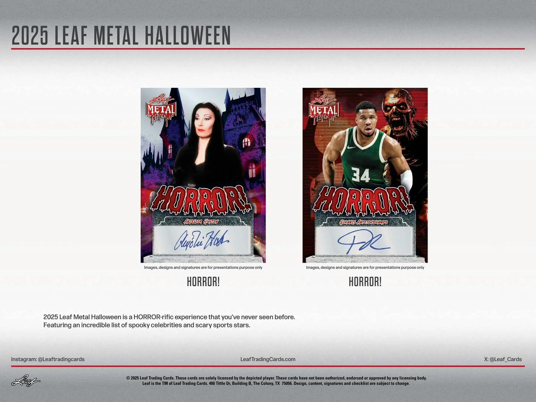 2025 Leaf Metal Halloween Hobby Box | Columbia Sports Cards - Image 3
