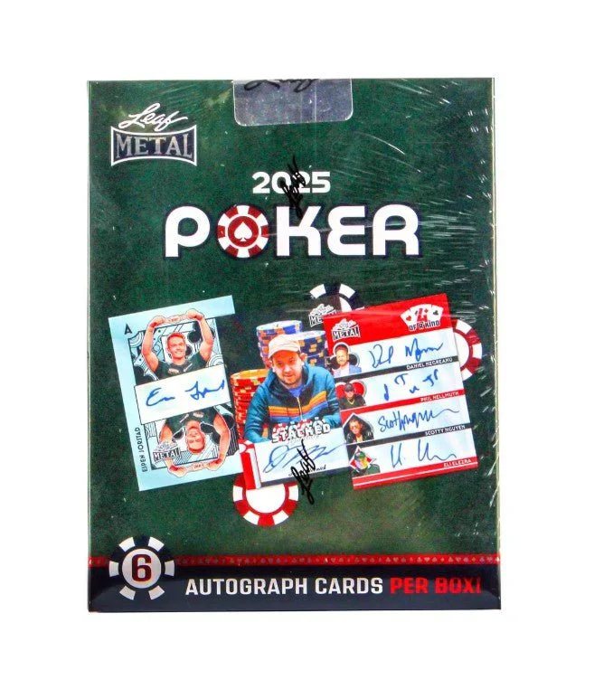2025 Leaf Metal Poker Hobby Box