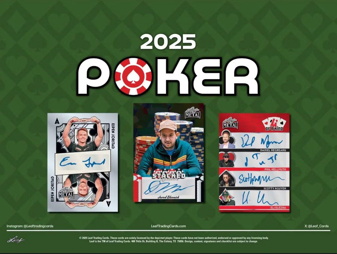 2025 Leaf Metal Poker Hobby Box - Image 3