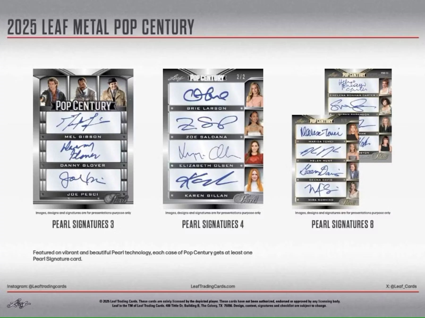 2025 Leaf Metal Pop Century Hobby Box - Image 5