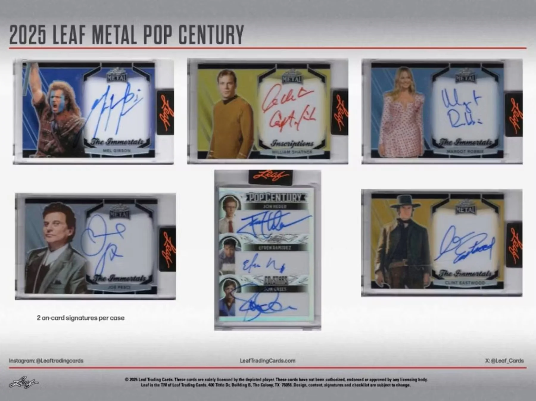 2025 Leaf Metal Pop Century Hobby Box - Image 7