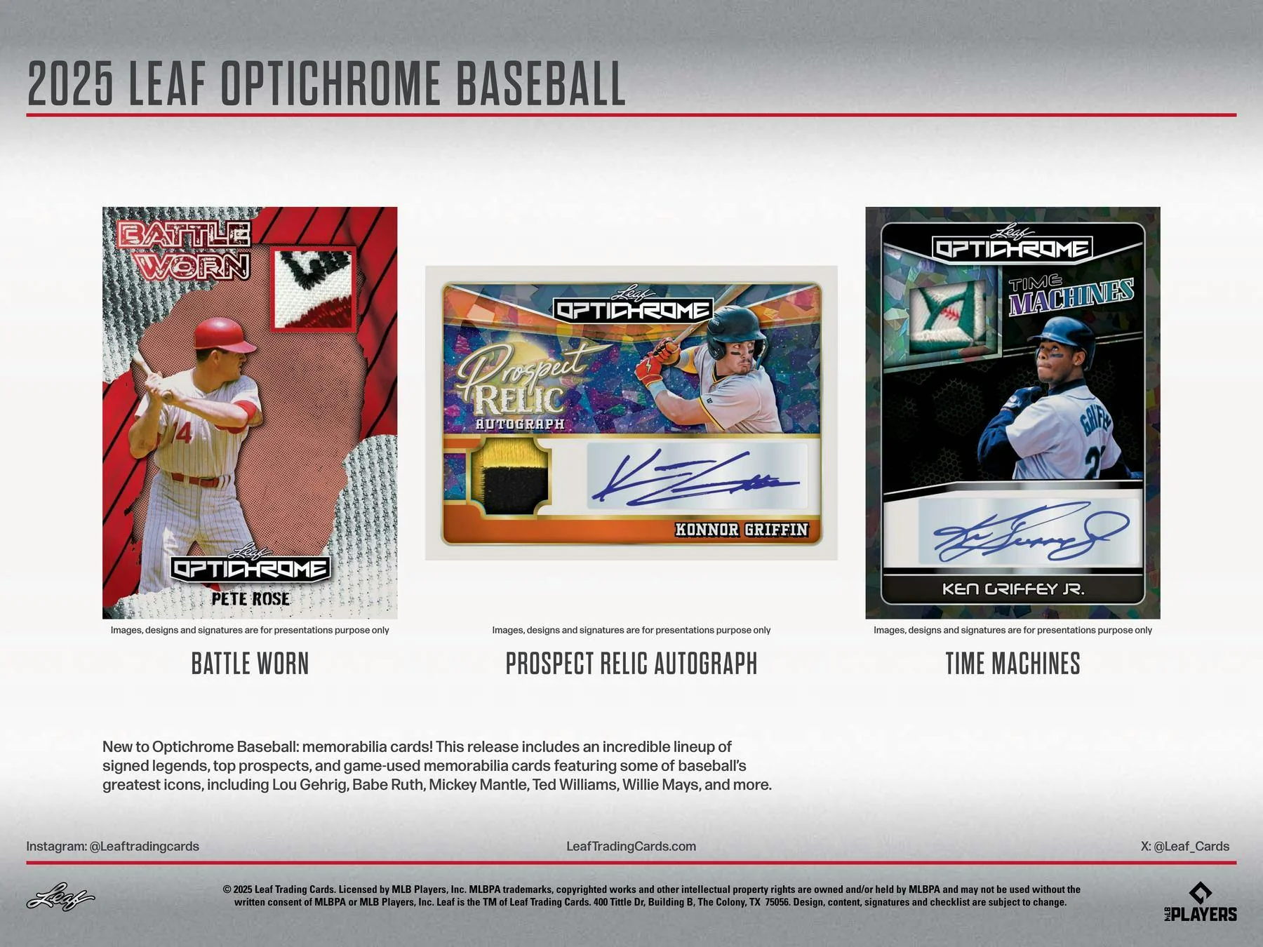 2025 Leaf Optichrome Baseball Hobby Box | Columbia Sports Cards - Image 5