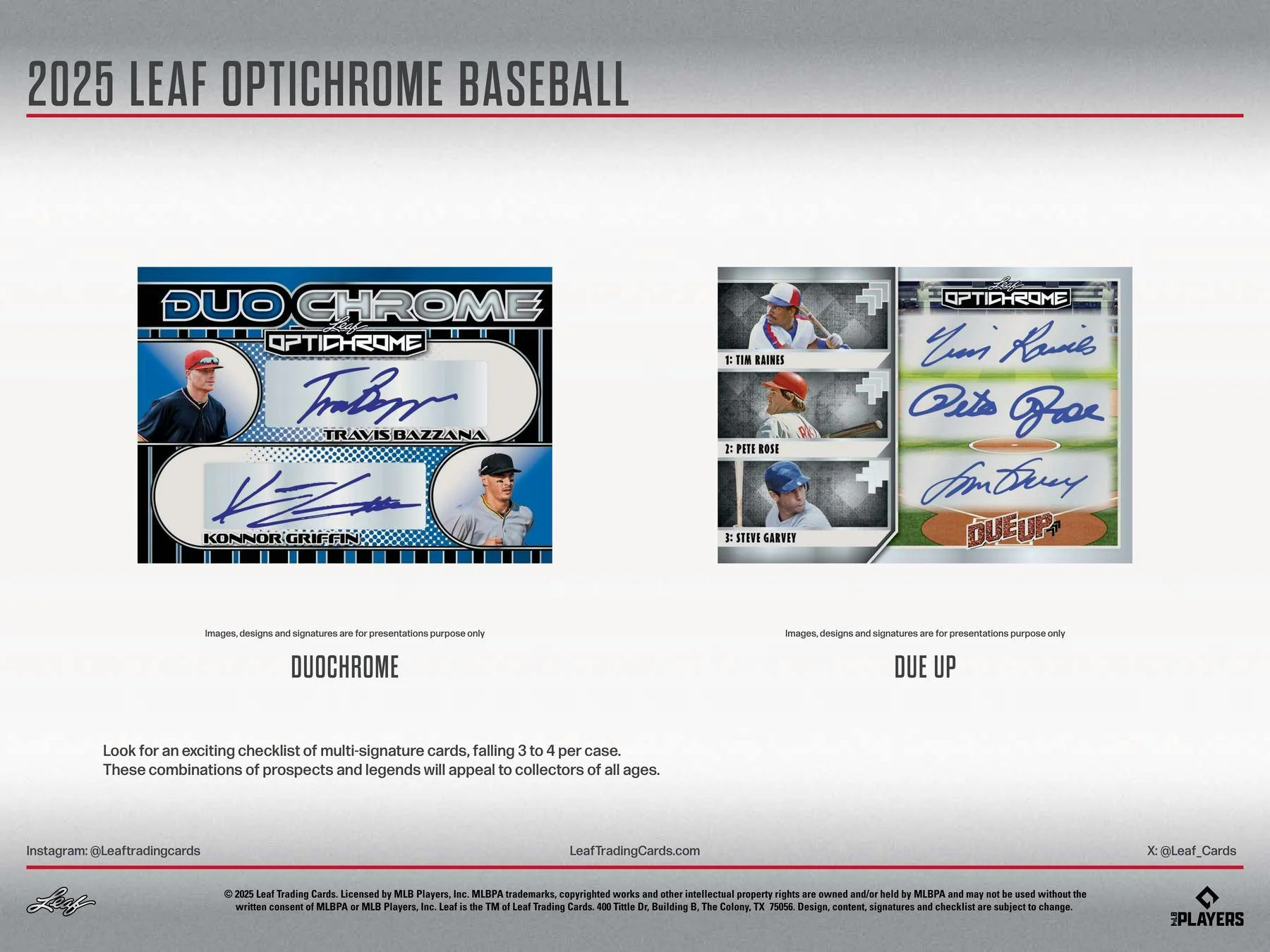 2025 Leaf Optichrome Baseball Hobby Jumbo Box | Columbia Sports Cards - Image 7