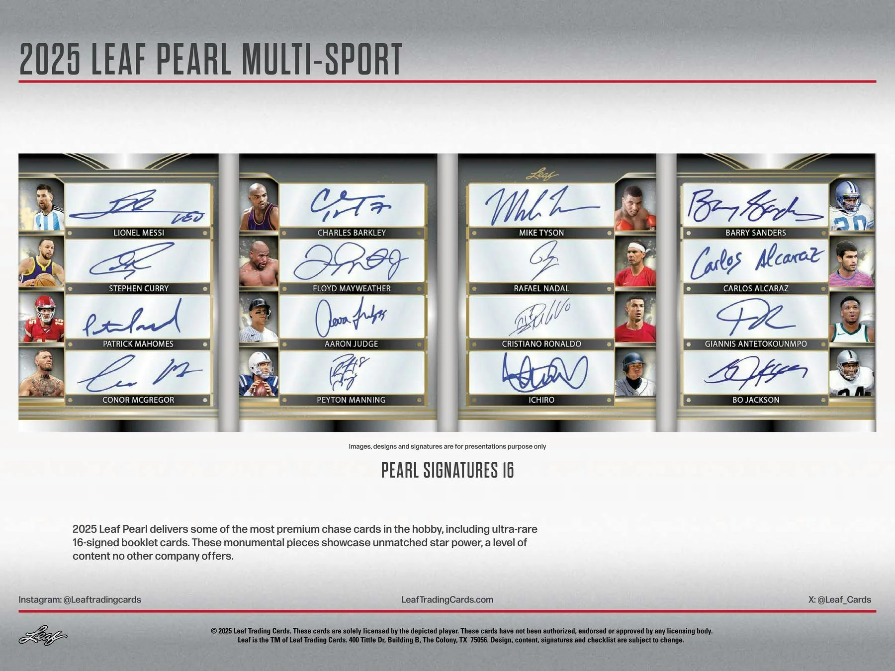 2025 Leaf Pearl Multisport Hobby Box | Columbia Sports Cards & More - Image 6