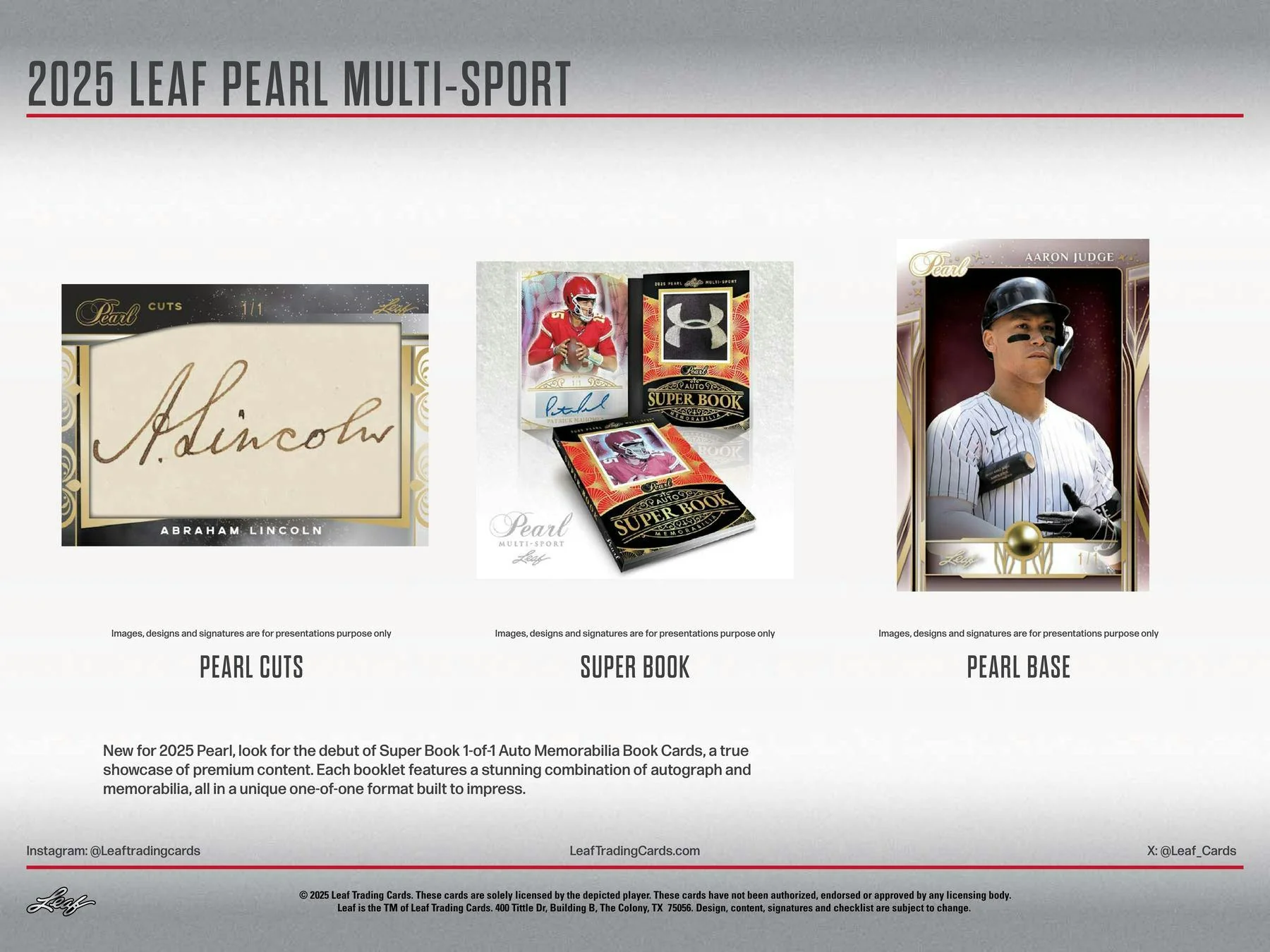2025 Leaf Pearl Multisport Hobby Box | Columbia Sports Cards & More - Image 8