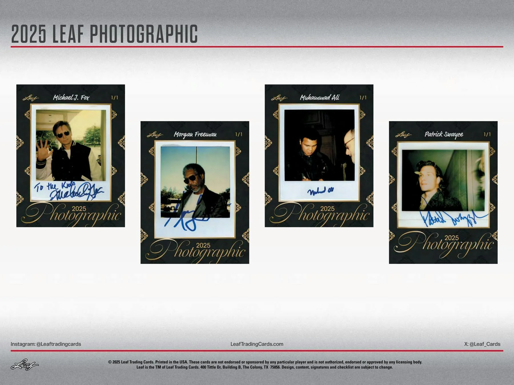 2025 Leaf Photographic Box | Columbia Sports Cards - Image 8