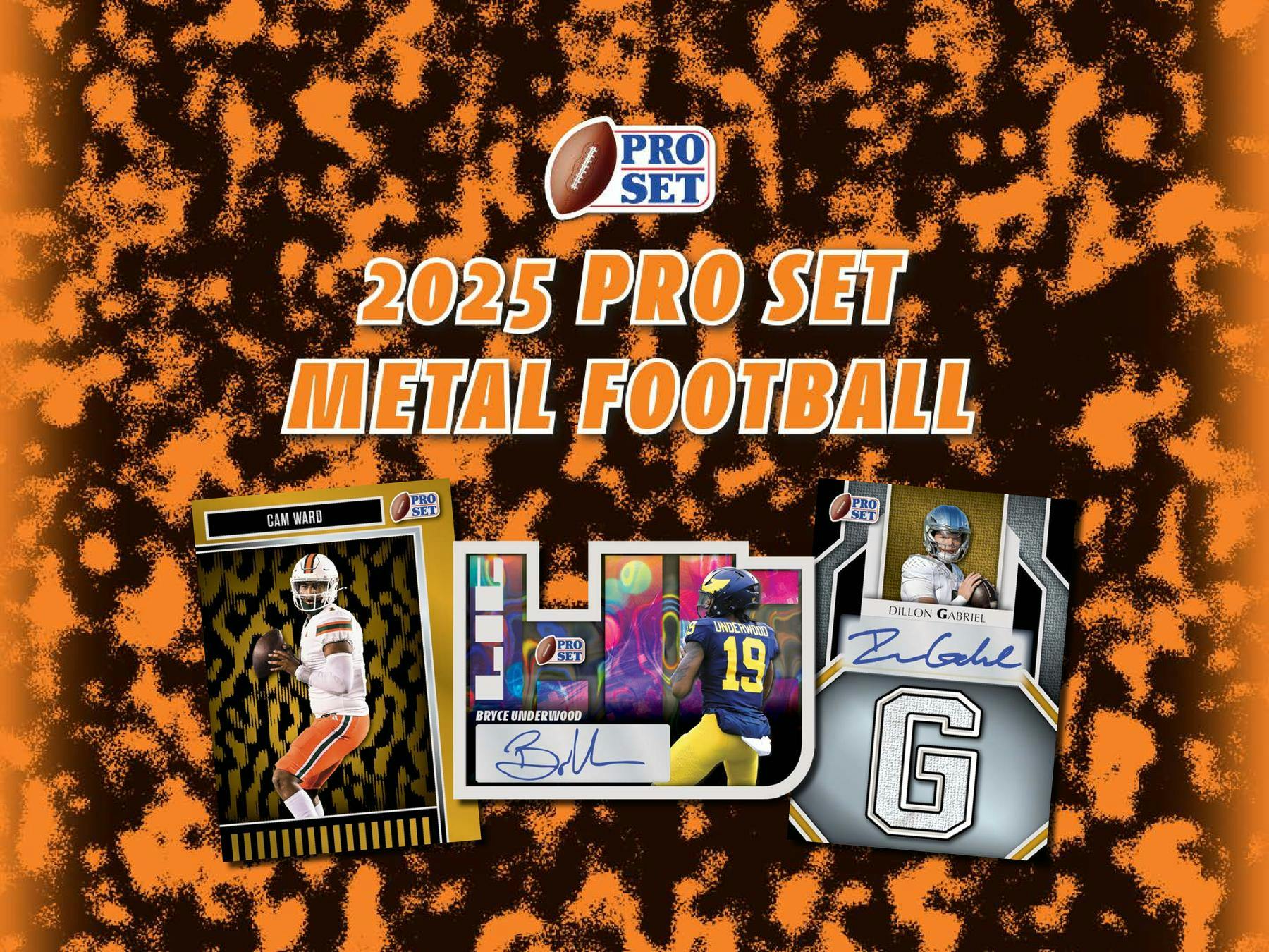 2025 Leaf Pro Set Metal Football Hobby Box - Image 2