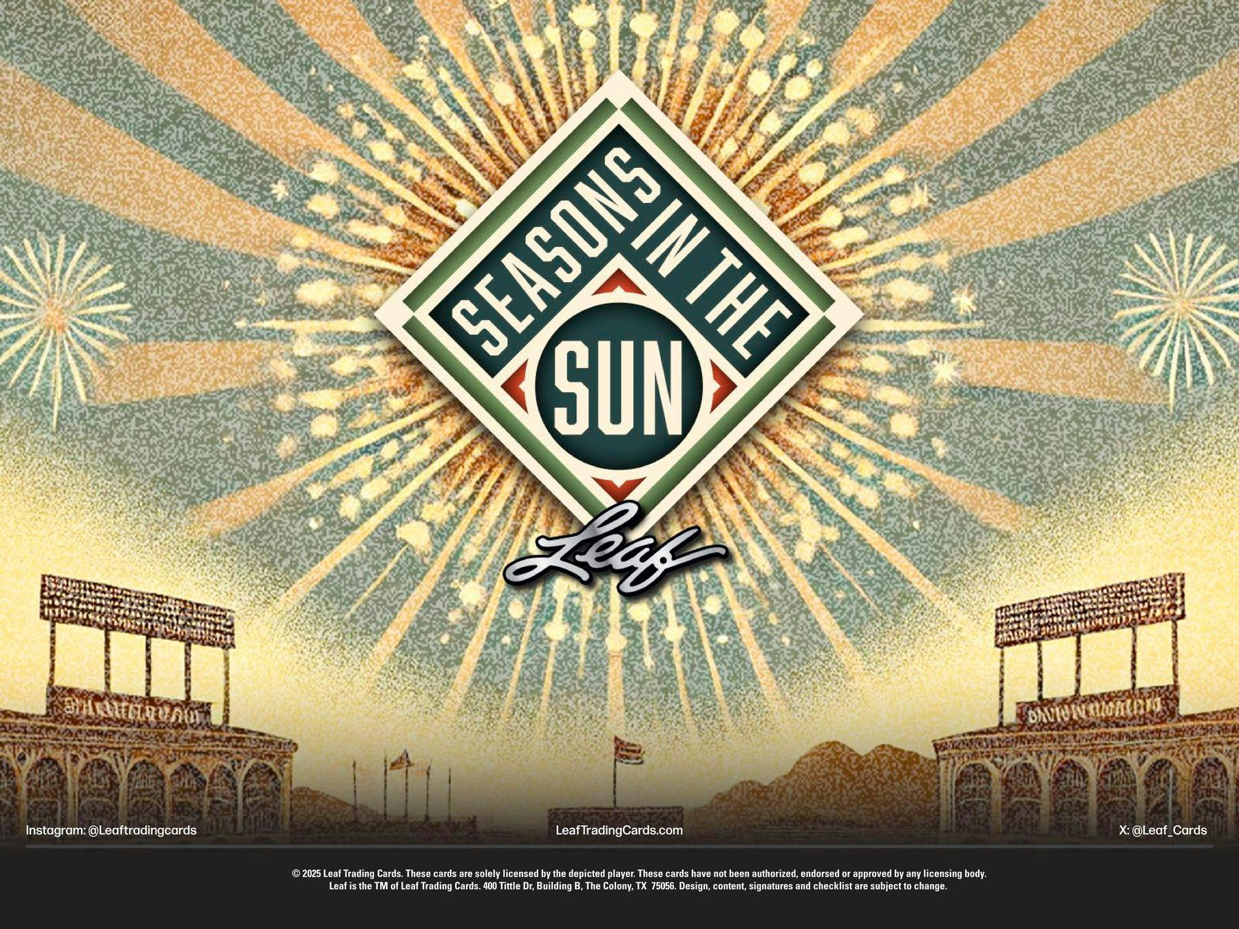 2025 Leaf Seasons in the Sun Baseball Hobby Box - Image 3