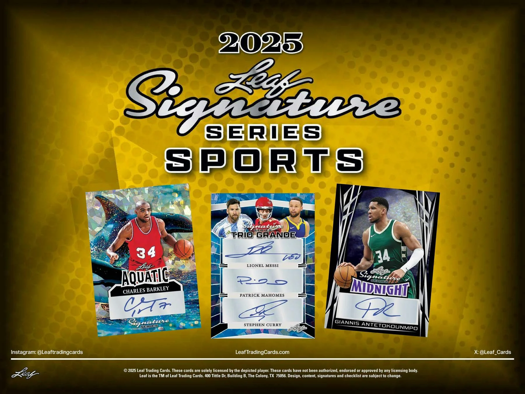 2025 Leaf Signature Series Multi-Sports Hobby - Image 3