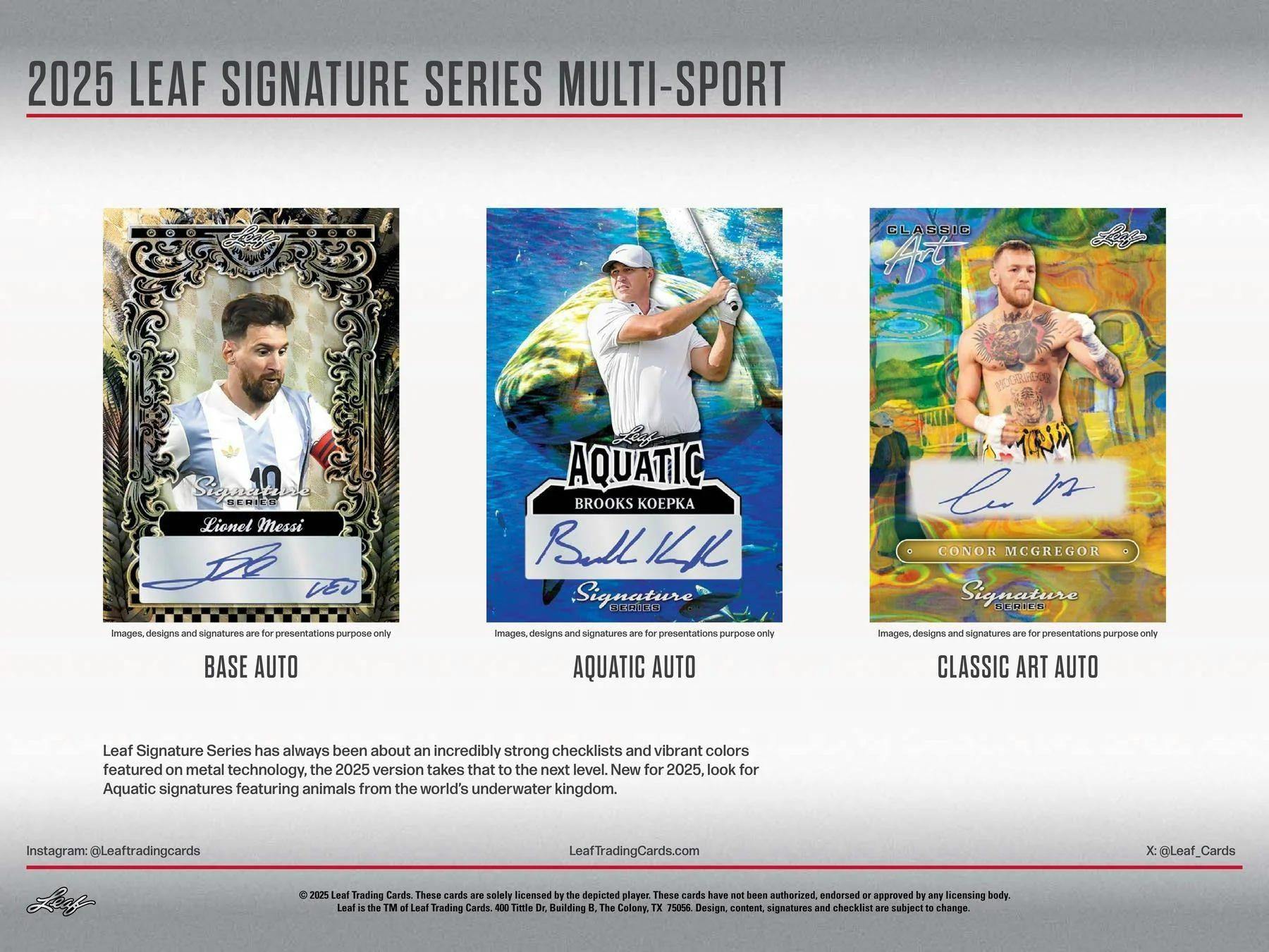 2025 Leaf Signature Series Multi-Sports Hobby - Image 4
