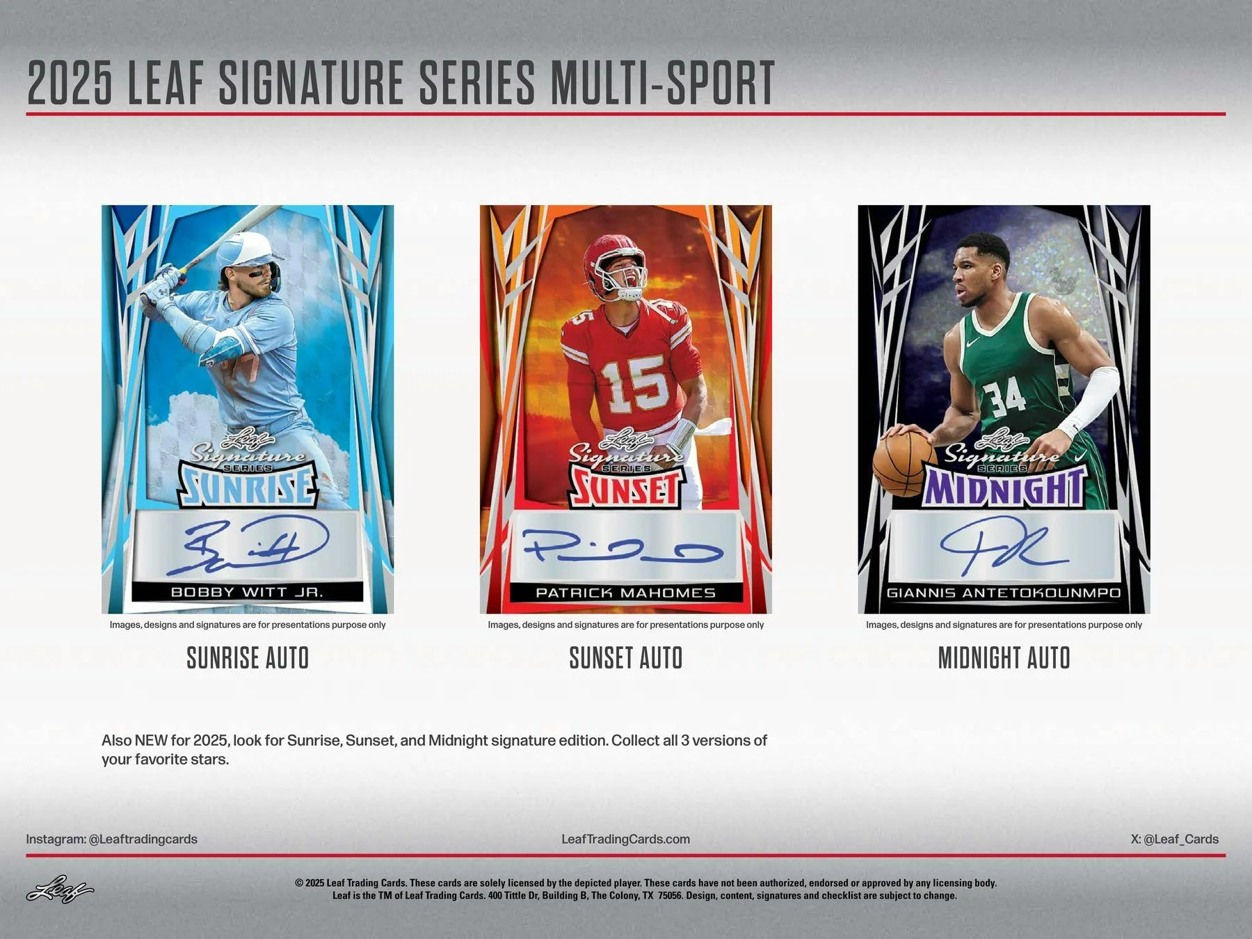 2025 Leaf Signature Series Multi-Sports Hobby - Image 6