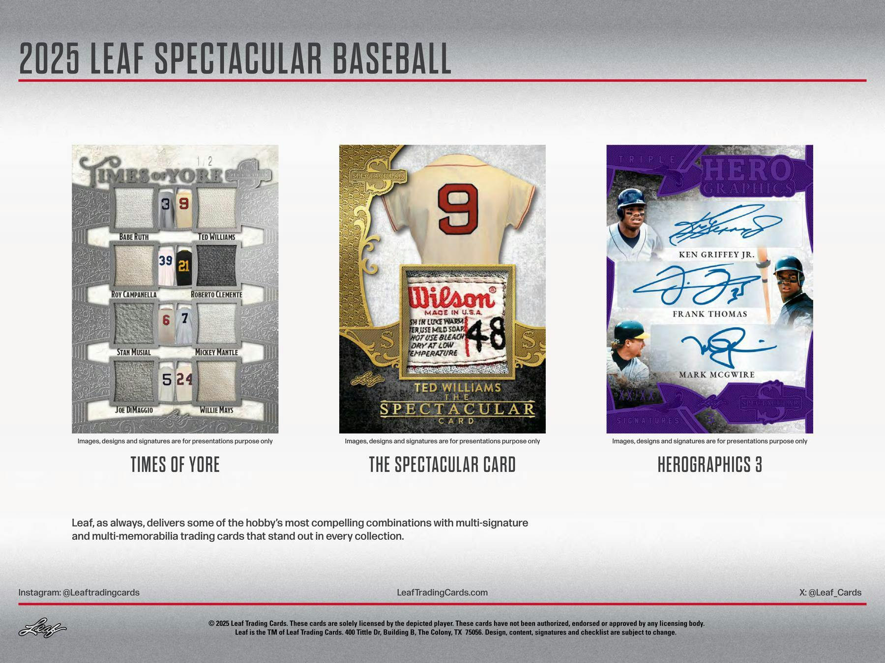 2025 Leaf Spectacular Baseball Hobby Box | Columbia Sports Cards - Image 5