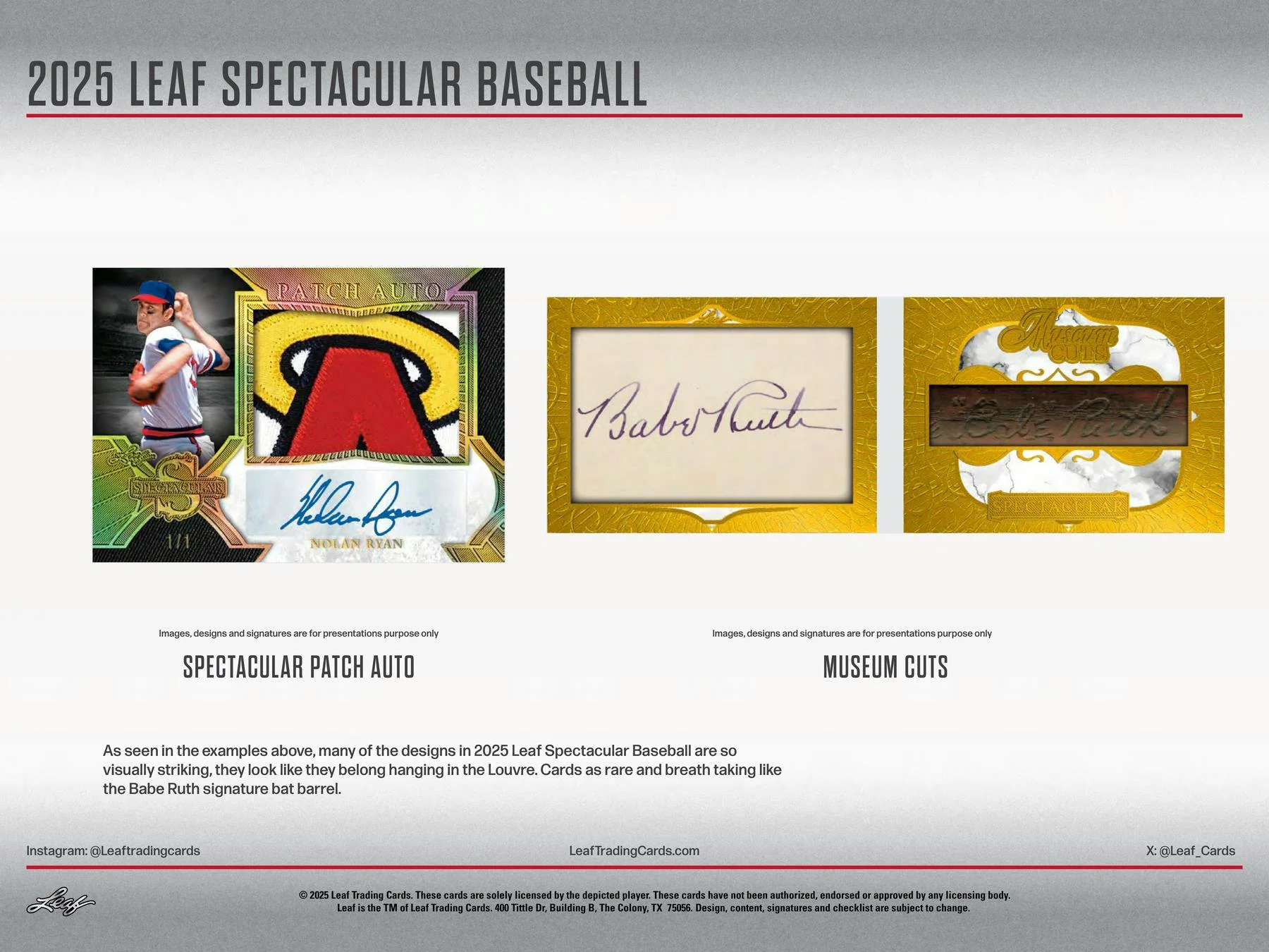 2025 Leaf Spectacular Baseball Hobby Box | Columbia Sports Cards - Image 7