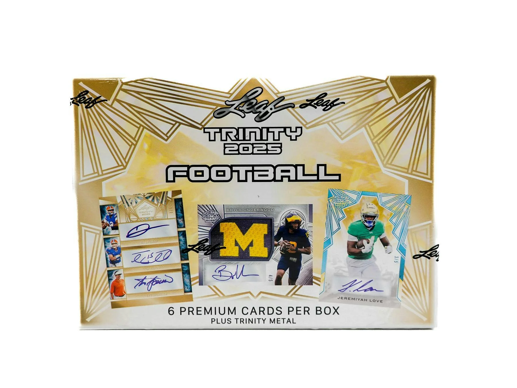 2025 Leaf Trinity Football Hobby Box | Columbia Sports Cards