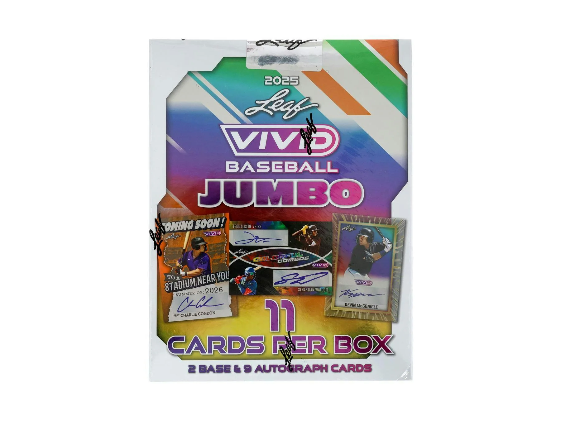 2025 Leaf Vivid Baseball Hobby Jumbo Box | Columbia Sports Cards