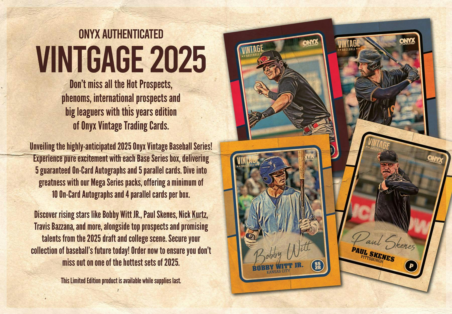2025 Onyx Vintage Baseball Mega Series - Image 4