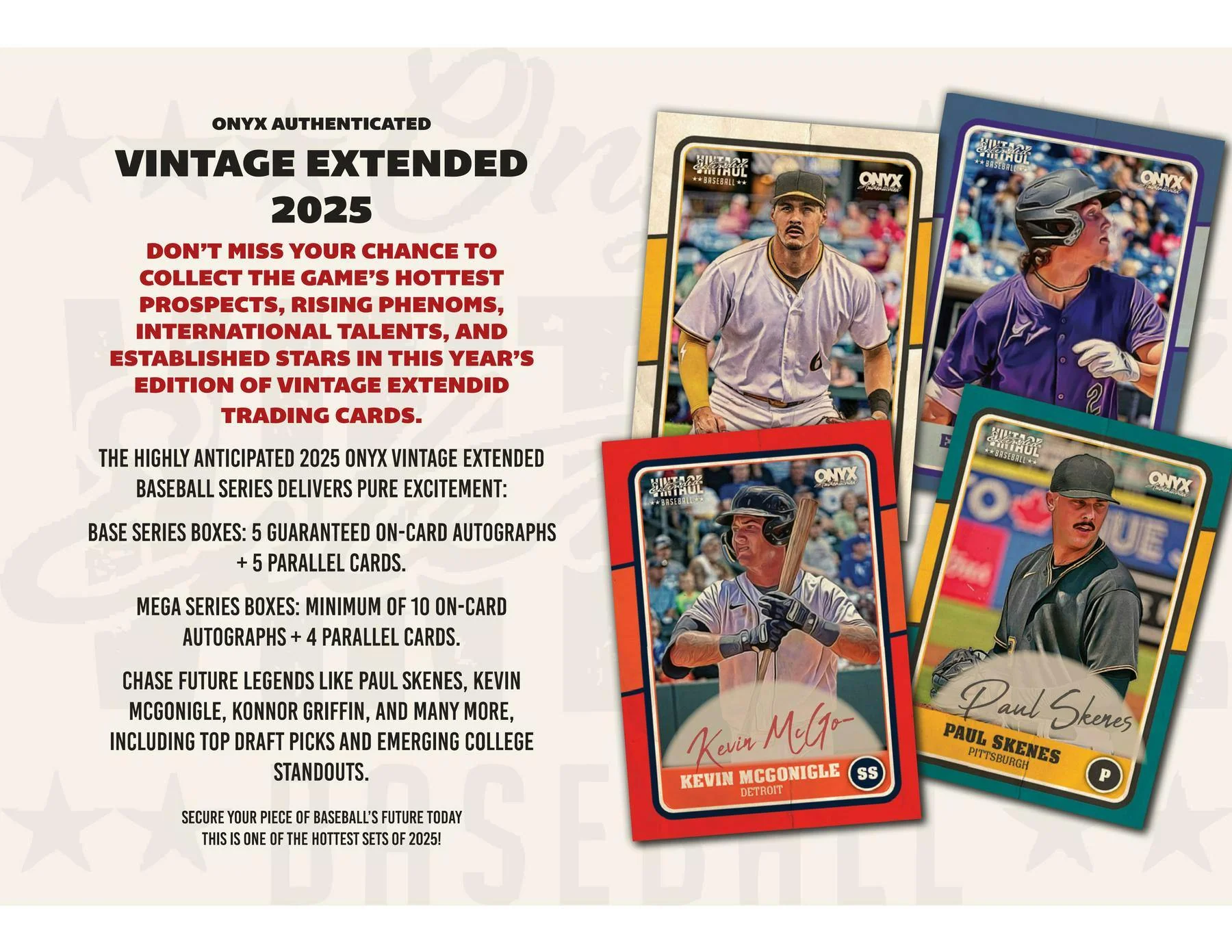 2025 Onyx Vintage Extended Series Baseball Mega Box | Columbia Sports Cards - Image 4