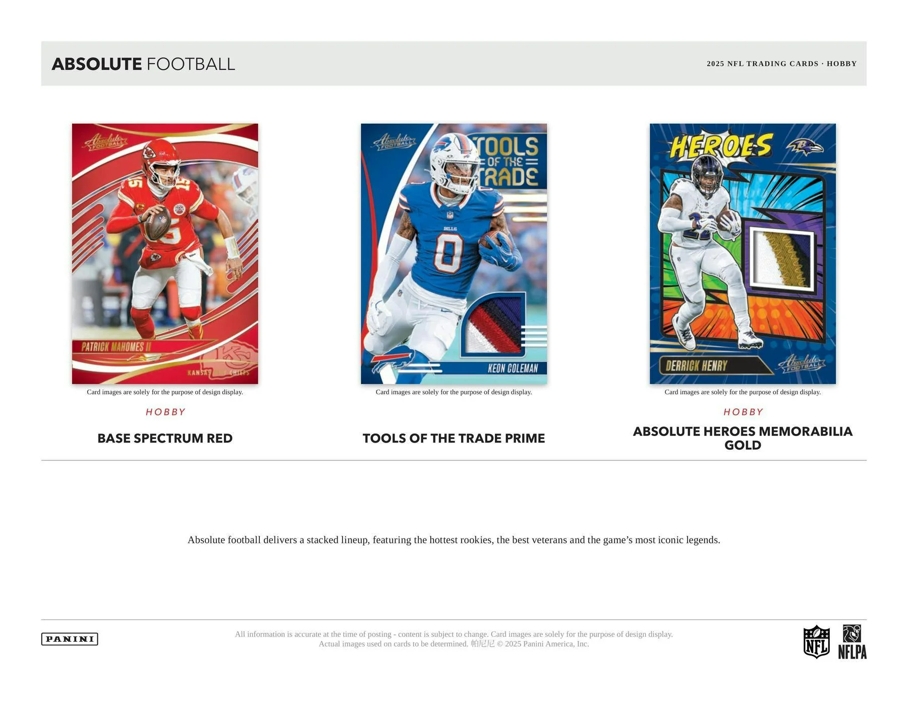 2025 Panini Absolute Football Hobby Box | Columbia Sports Cards - Image 2
