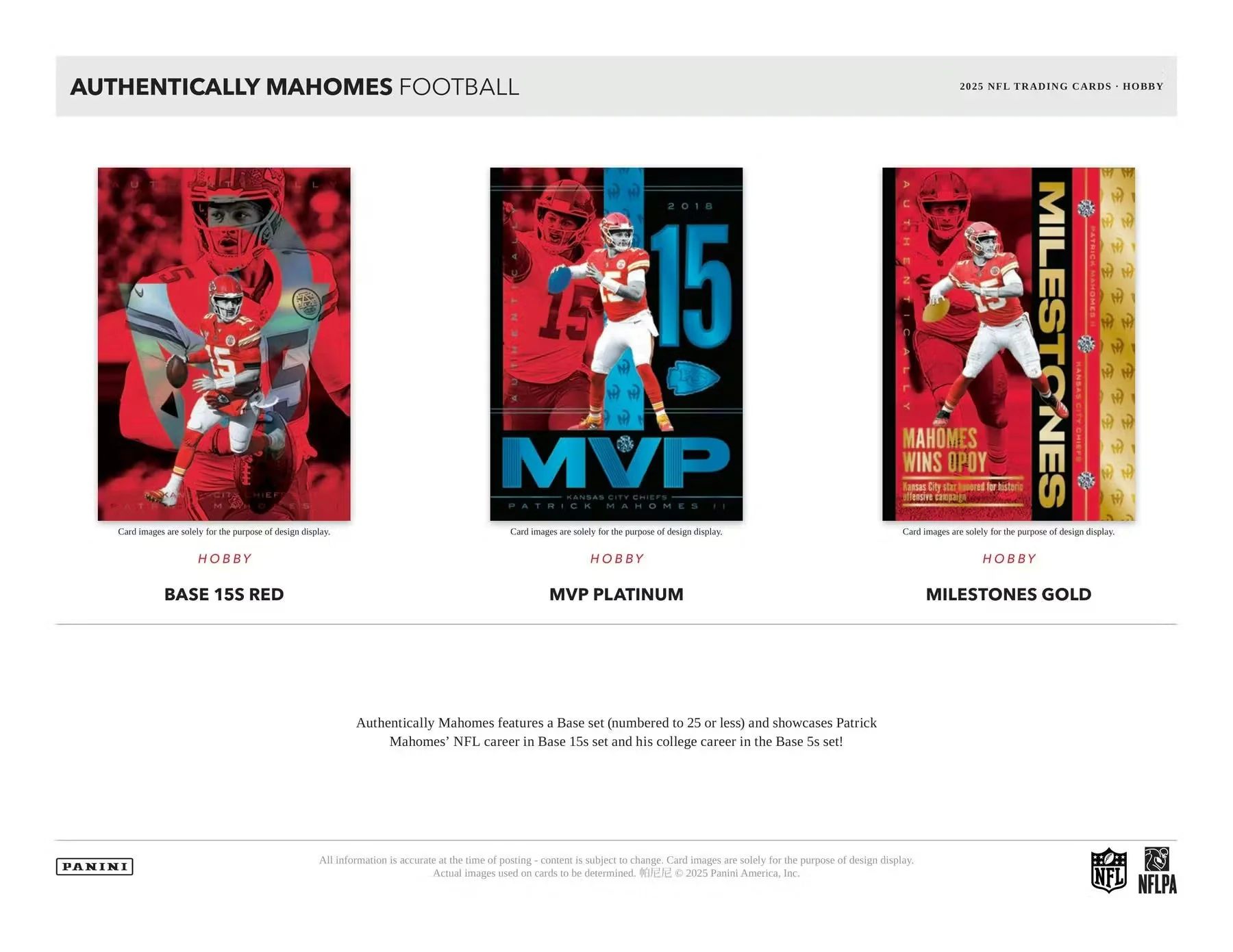 2025 Panini Authentically Mahomes Football Hobby Case Box | Columbia Sports Cards - Image 4