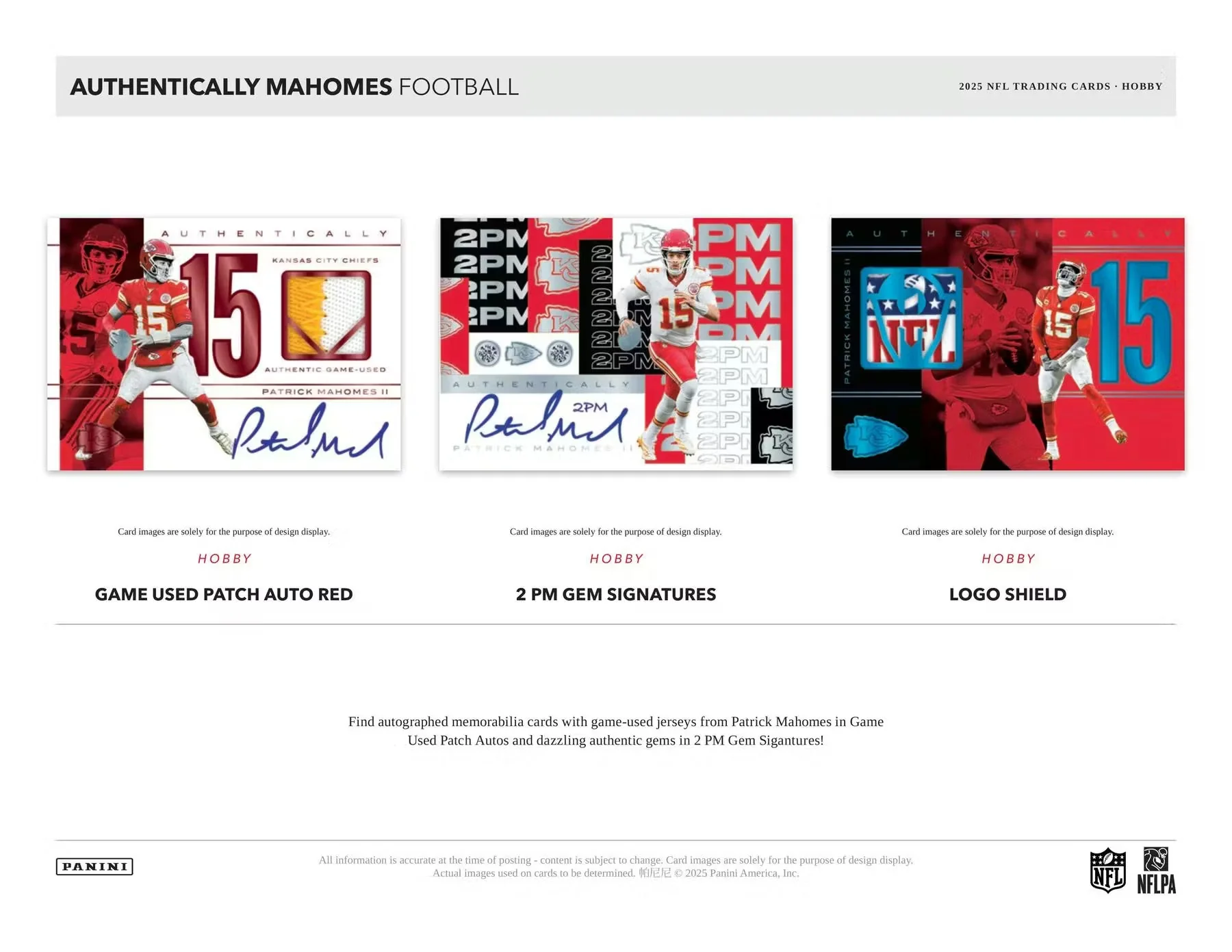 2025 Panini Authentically Mahomes Football Hobby Case Box | Columbia Sports Cards - Image 5