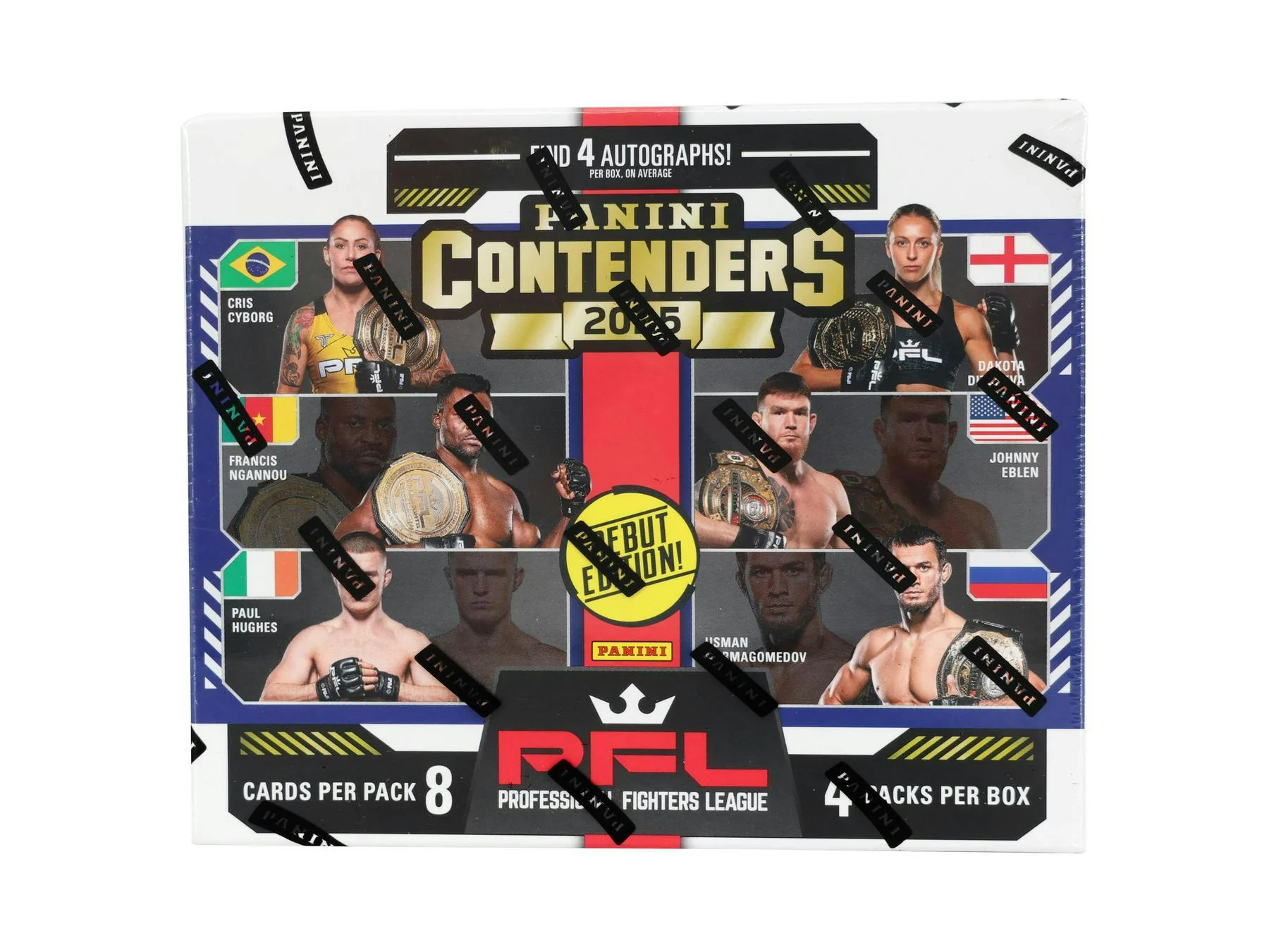 2025 Panini Contenders Professional Fighters League PFL Hobby Box | Columbia Sports Cards & More