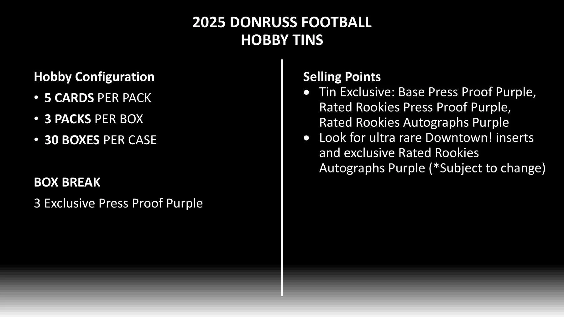 2025 Panini Donruss Football Winter Holiday Tin | Columbia Sports Cards - Image 3