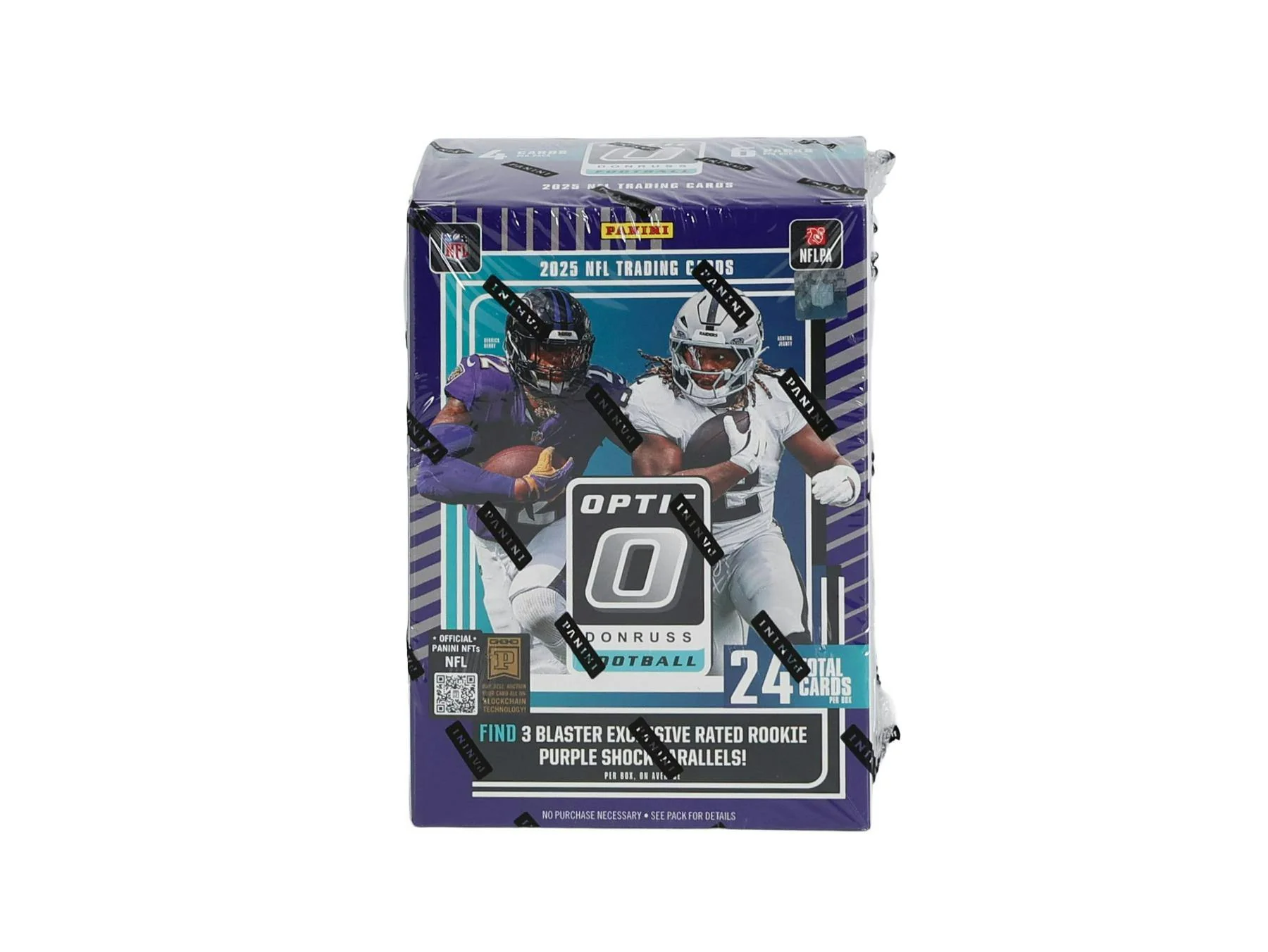 2025 Panini Donruss Optic Football 6-Pack Blaster Box (Purple Shock Parallels!) | Columbia Sports Cards